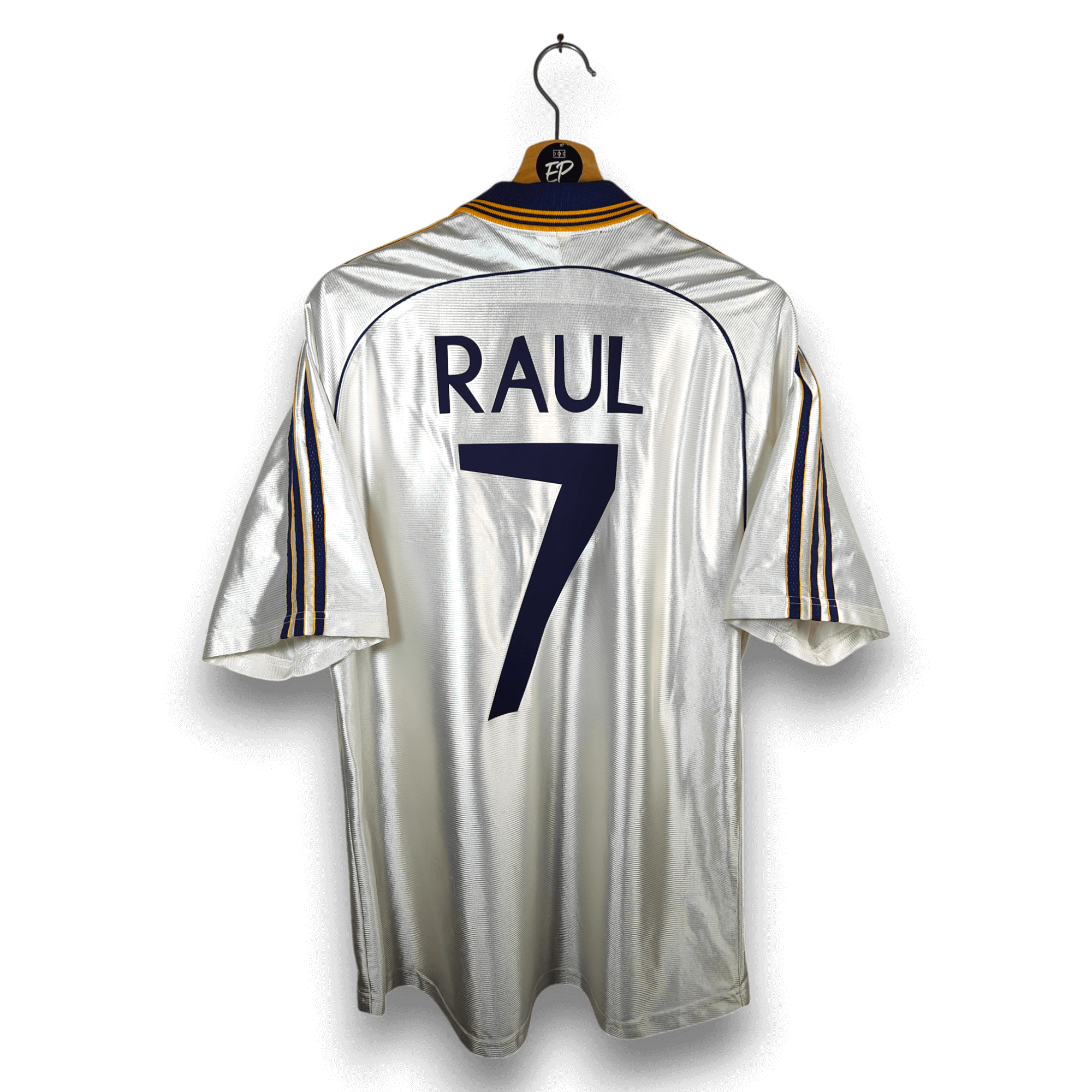 1998 - 00 Real Madrid Home Shirt Raul 7 - 8/10 - (M) - Eternal Pitch