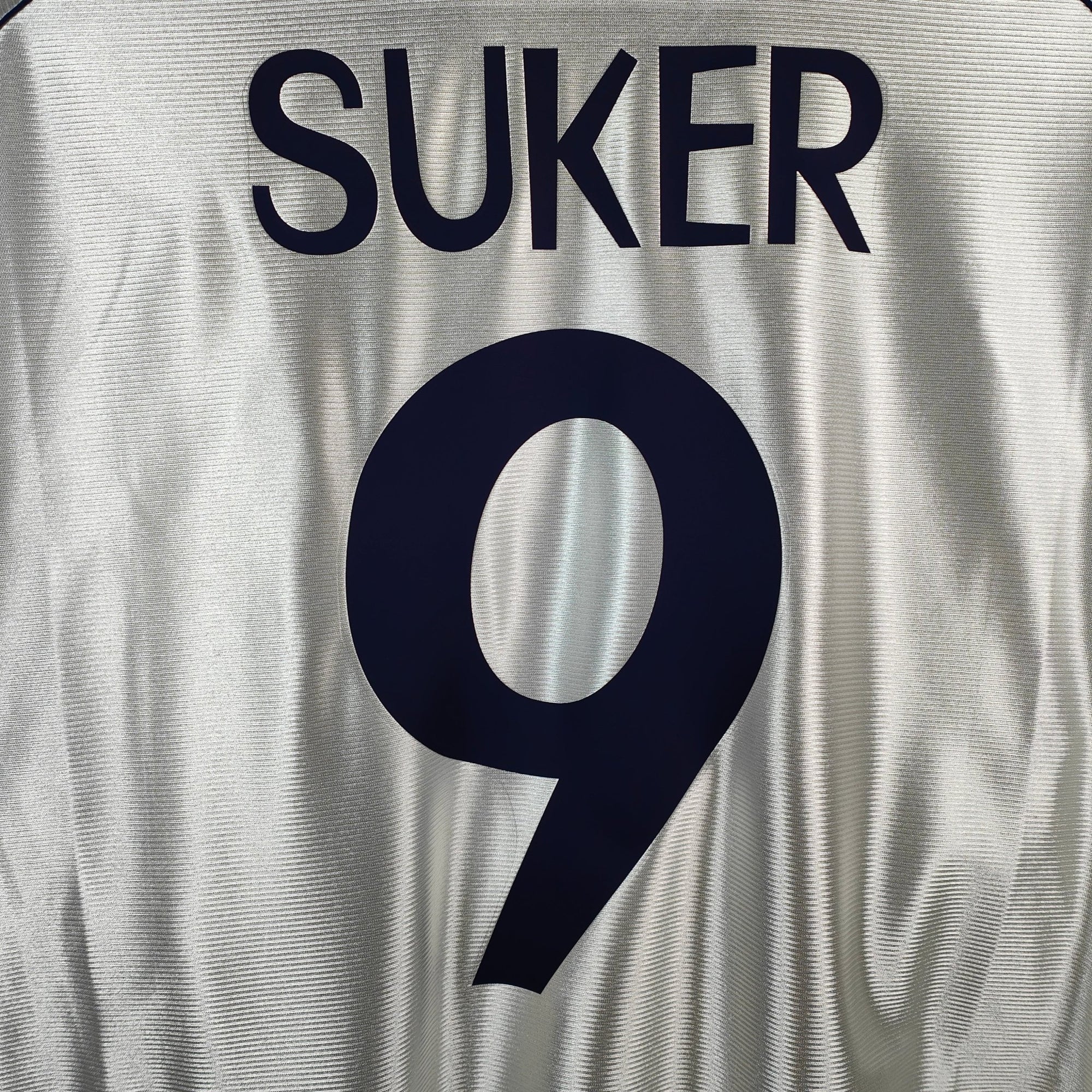 1998 - 00 Real Madrid Home Shirt Suker 9 - 9/10 - (XL) - Eternal Pitch