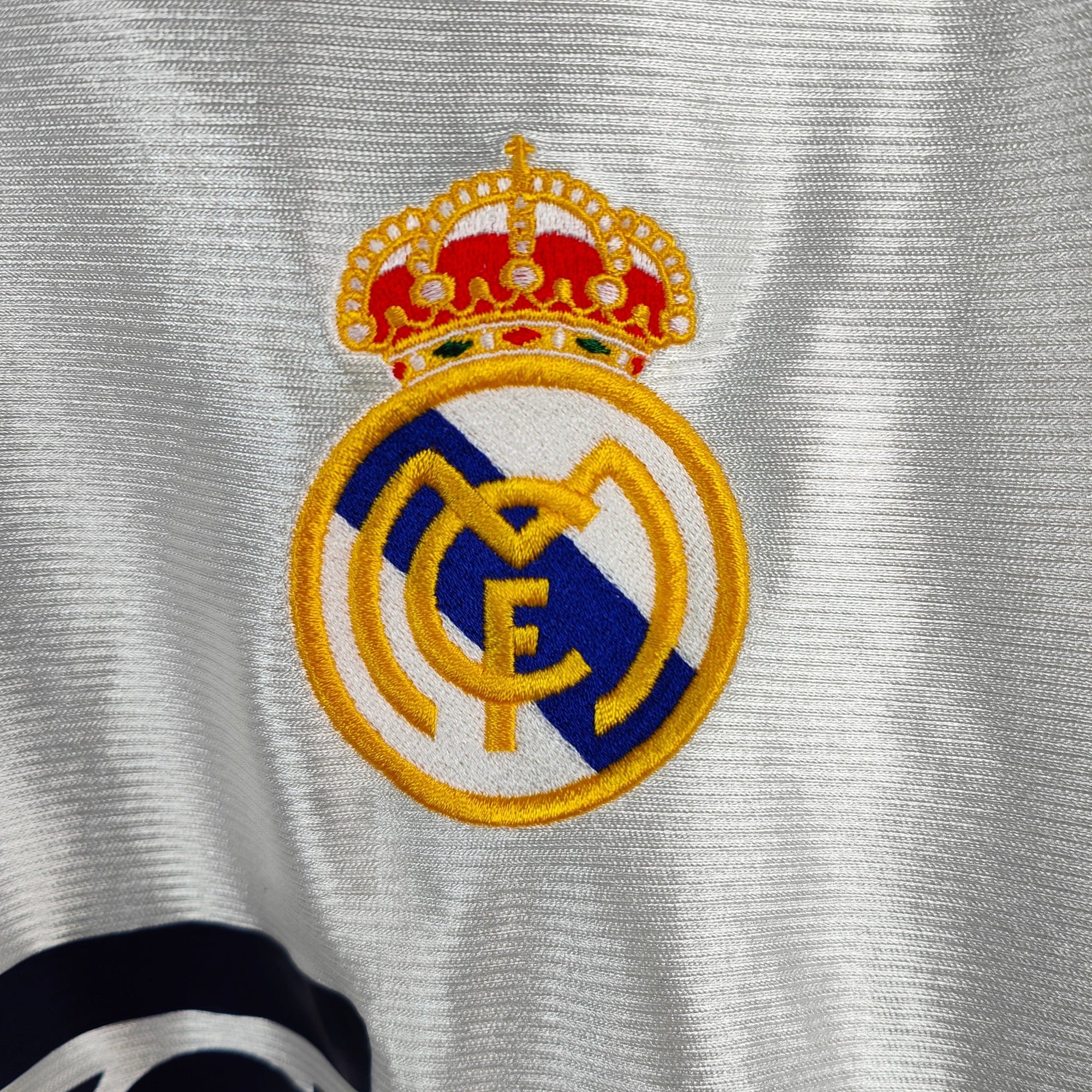 1998 - 00 Real Madrid Home Shirt Suker 9 - 9/10 - (XL) - Eternal Pitch