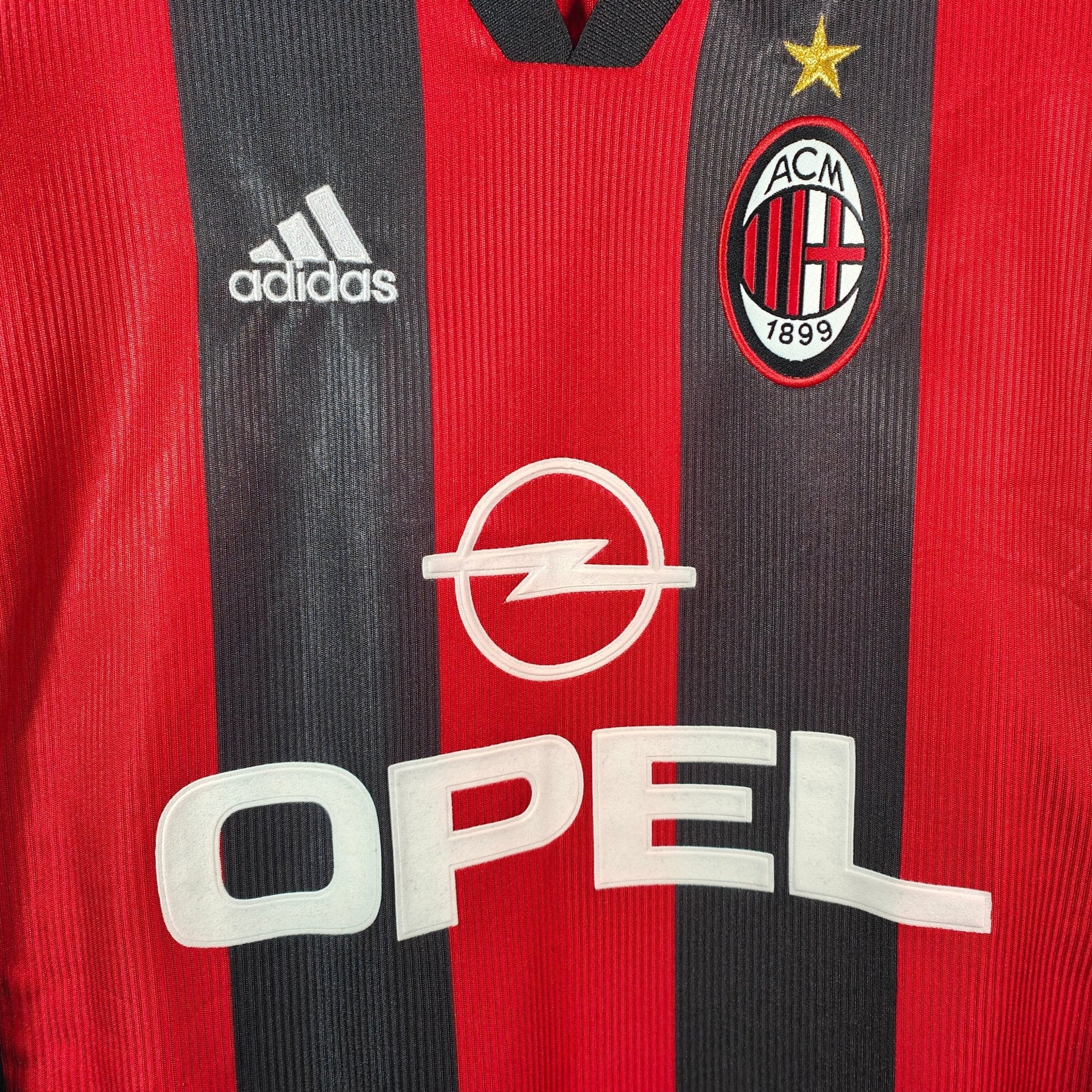1998 - 99 AC Milan Home Shirt Boban 10 - 9/10 - (XL) - Eternal Pitch