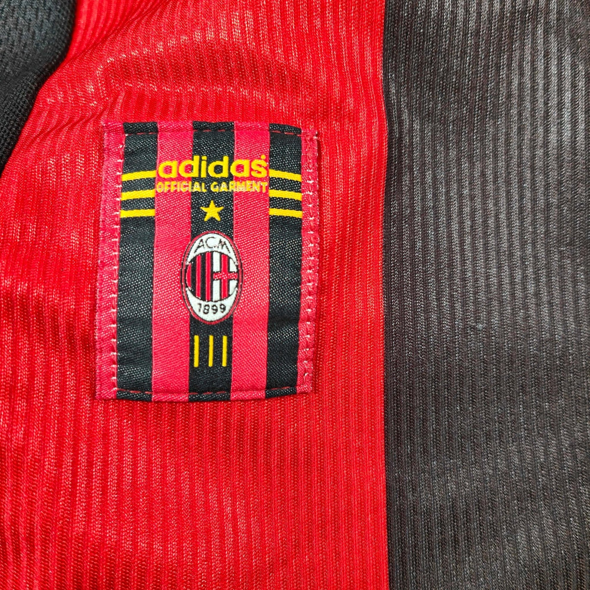 1998 - 99 AC Milan Home Shirt Boban 10 - 9/10 - (XL) - Eternal Pitch
