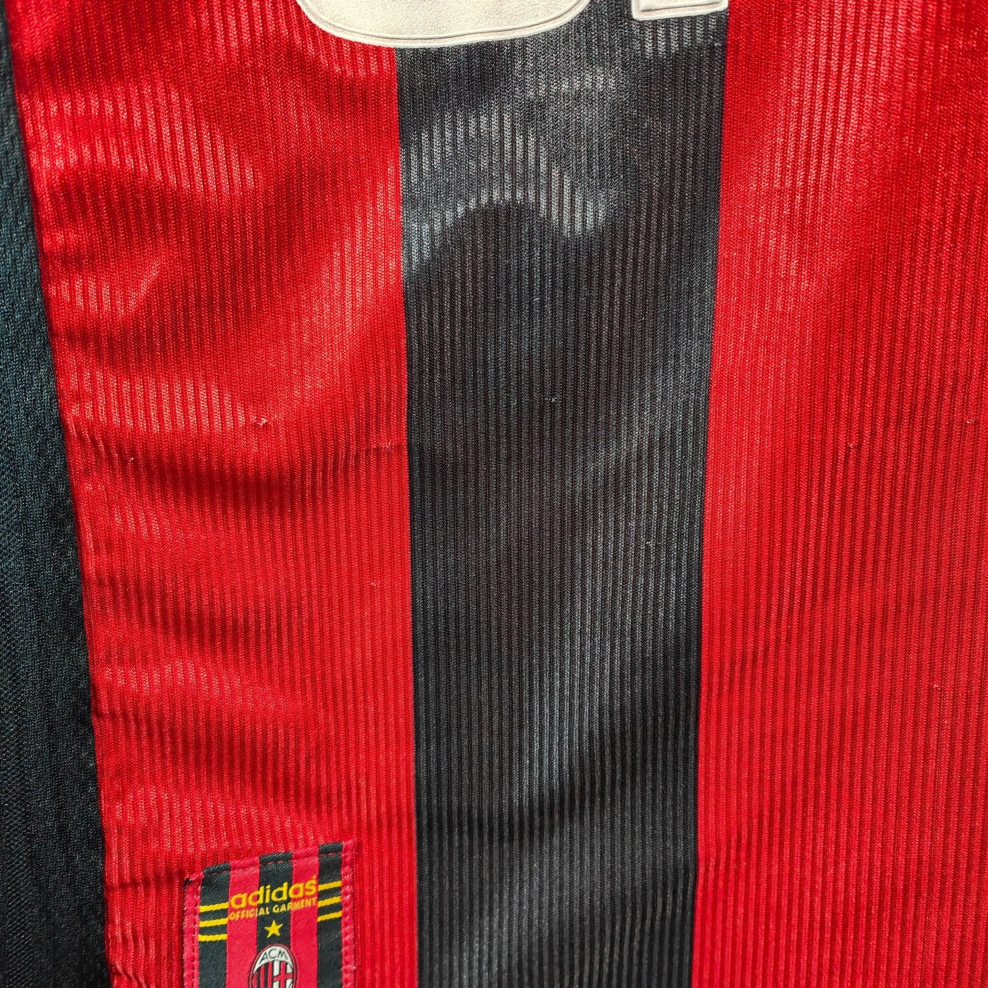 1998 - 99 AC Milan Home Shirt Maldini 3 - 7.5/10 - (XL) - Eternal Pitch