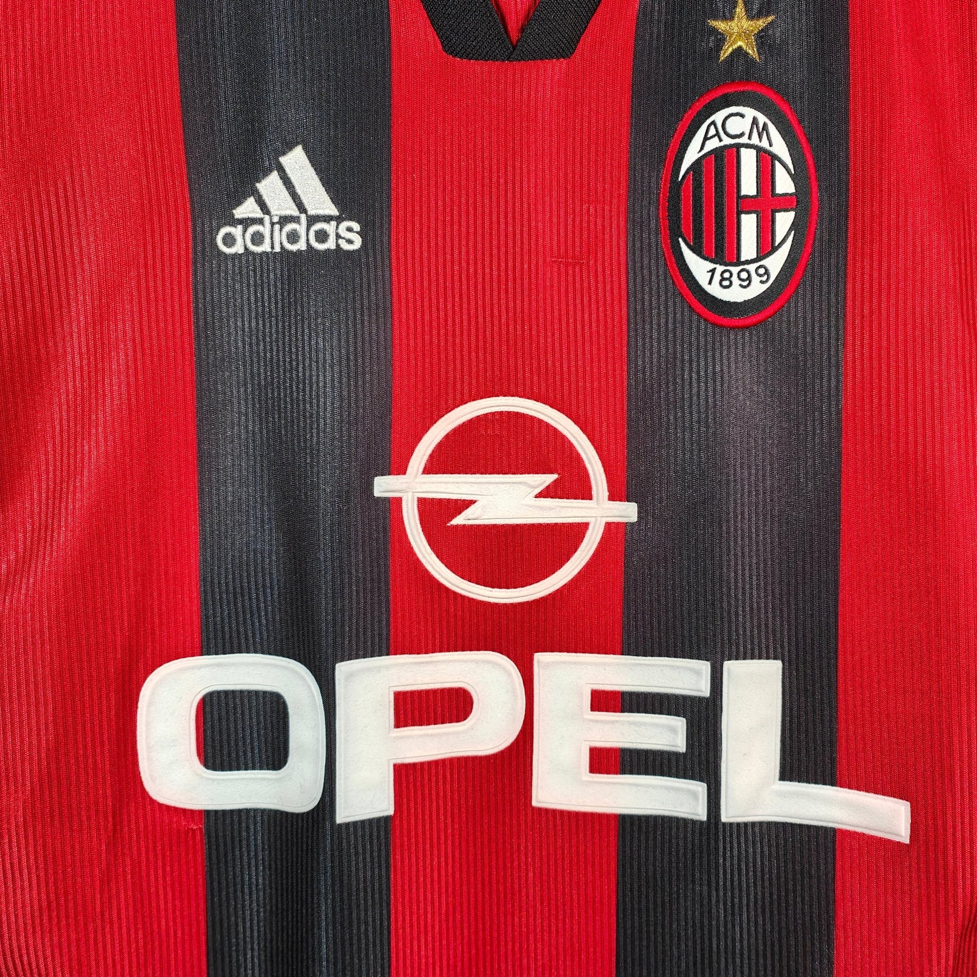 1998 - 99 AC Milan Home Shirt Maldini 3 - 8/10 - (M) - Eternal Pitch