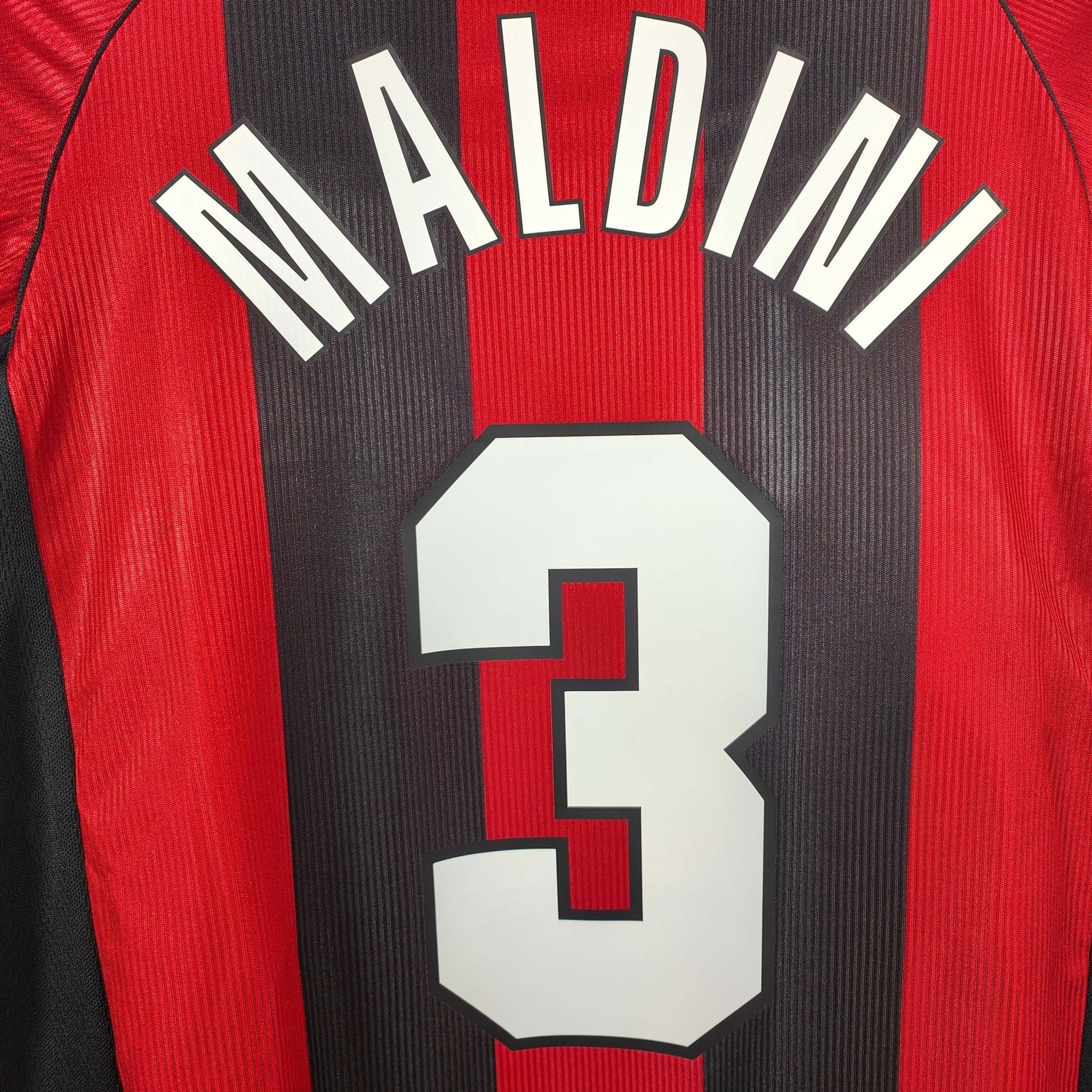 1998 - 99 AC Milan Home Shirt Maldini 3 - 8.5/10 - (S) - Eternal Pitch