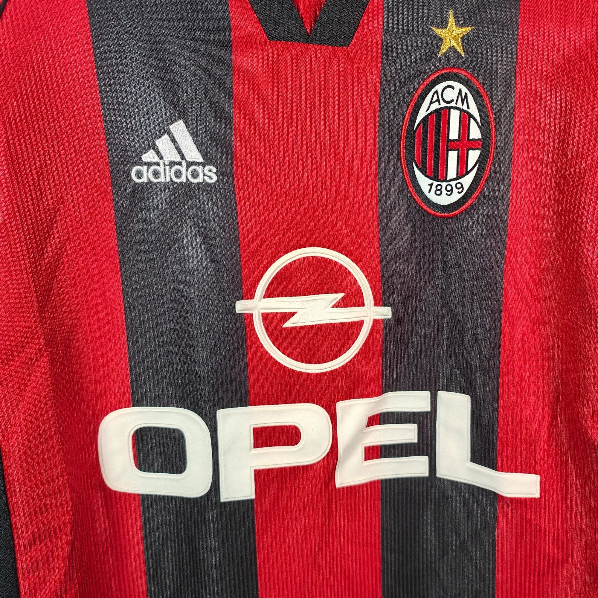 1998 - 99 AC Milan Home Shirt Maldini 3 - 8.5/10 - (S) - Eternal Pitch