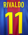 1998 - 99 FC Barcelona Home Shirt Rivaldo 11 - 9/10 - (M) - Eternal Pitch