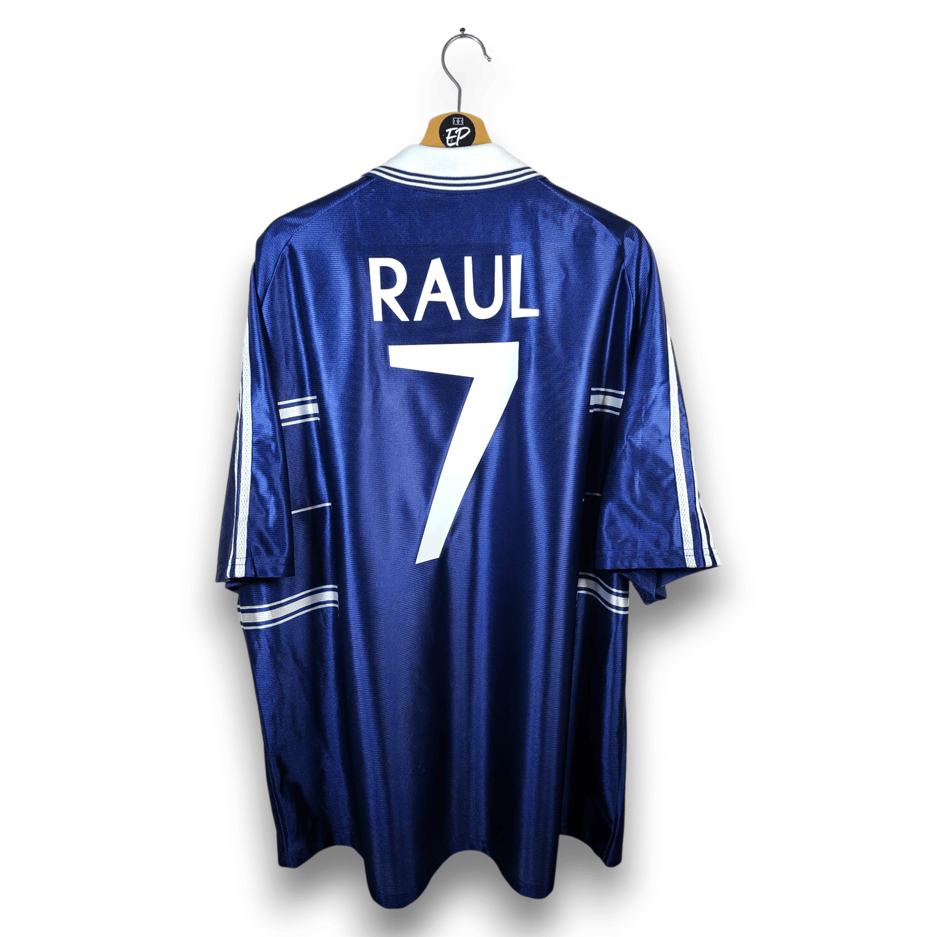 1998-99 Real Madrid Away Shirt Raul #7 - 8.5/10 - (XL) – – Eternal