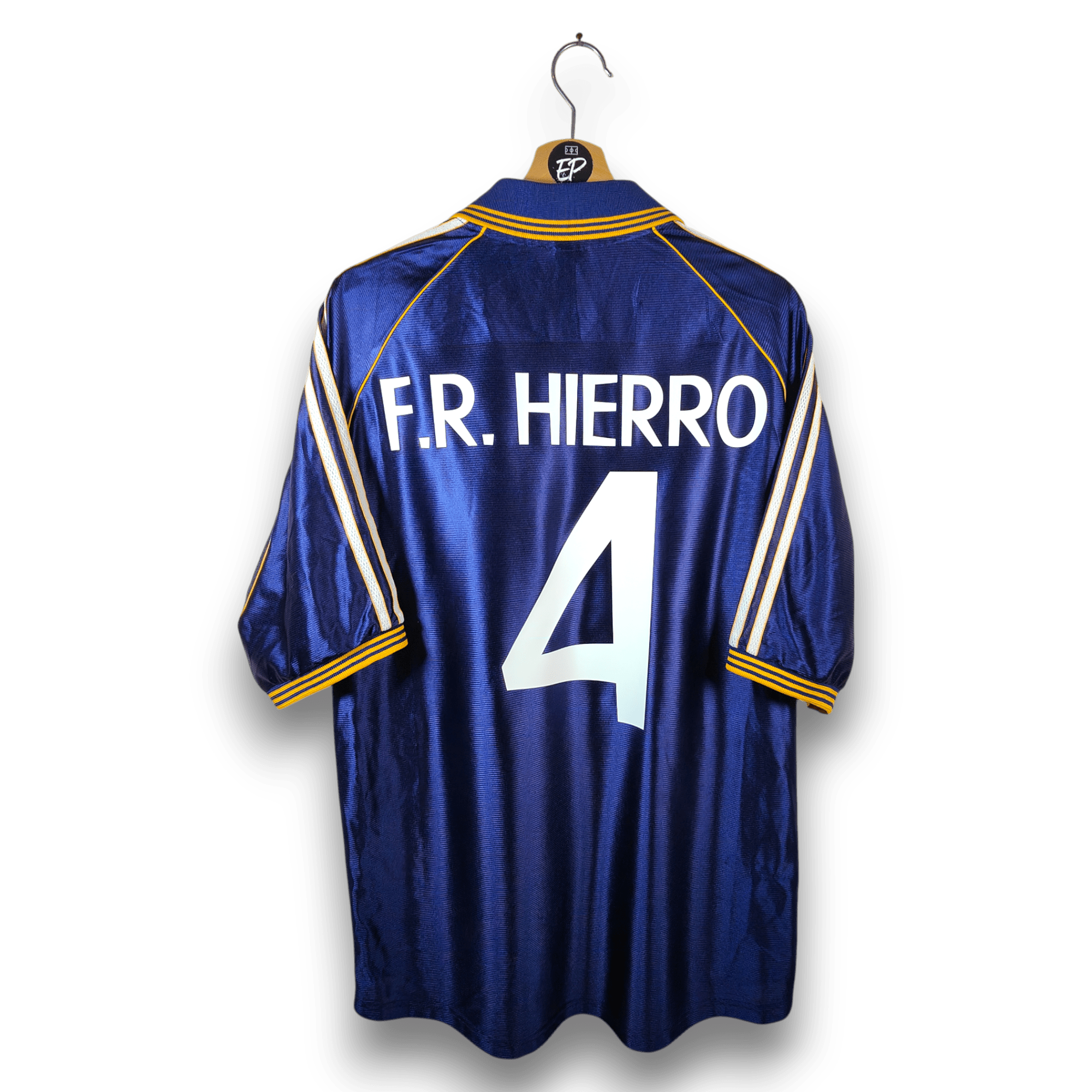1998 - 99 Real Madrid Third Shirt Hierro 4 - 9/10 - (L) - Eternal Pitch