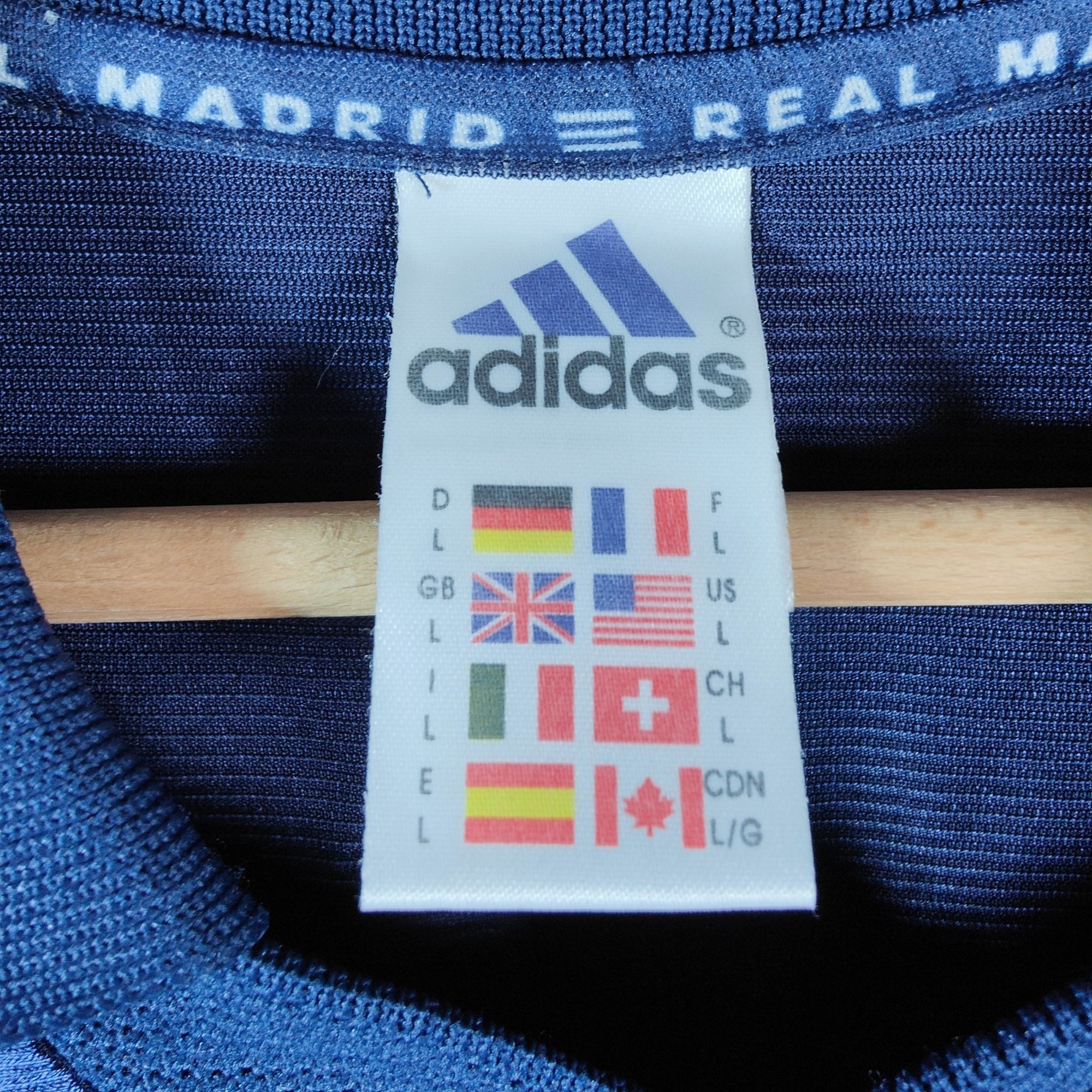 1998 - 99 Real Madrid Third Shirt Hierro 4 - 9/10 - (L) - Eternal Pitch