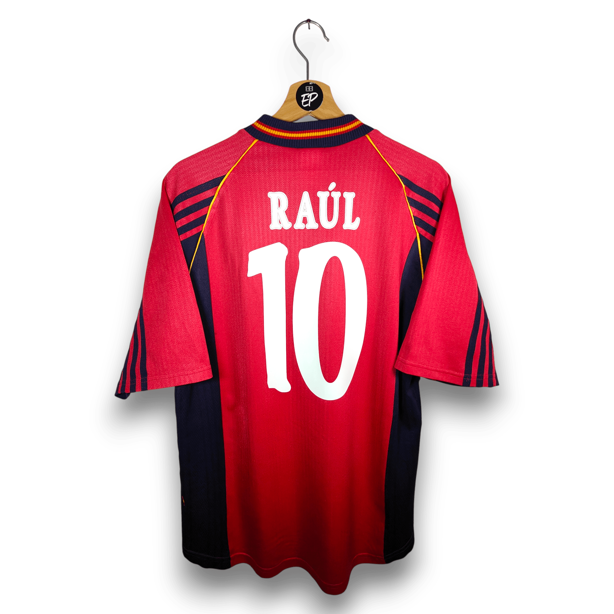 1998 - 99 Spain Home Shirt Raul 10 - 7/10 - (L) - Eternal Pitch