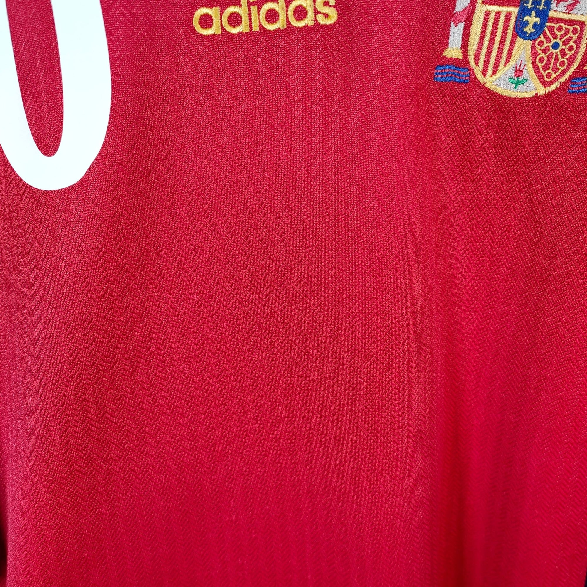 1998 - 99 Spain Home Shirt Raul 10 - 7/10 - (L) - Eternal Pitch