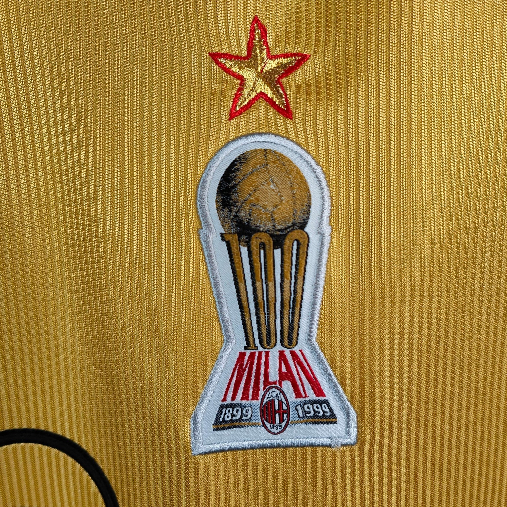 1999 - 00 AC Milan Fourth Shirt Maldini 3 - 9/10 - (L) - Eternal Pitch
