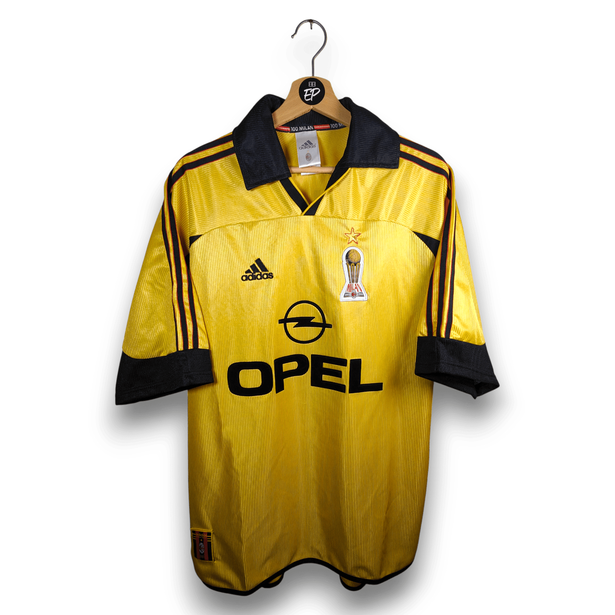 1999 - 00 AC Milan Fourth Shirt Maldini 3 - 9/10 - (L) - Eternal Pitch