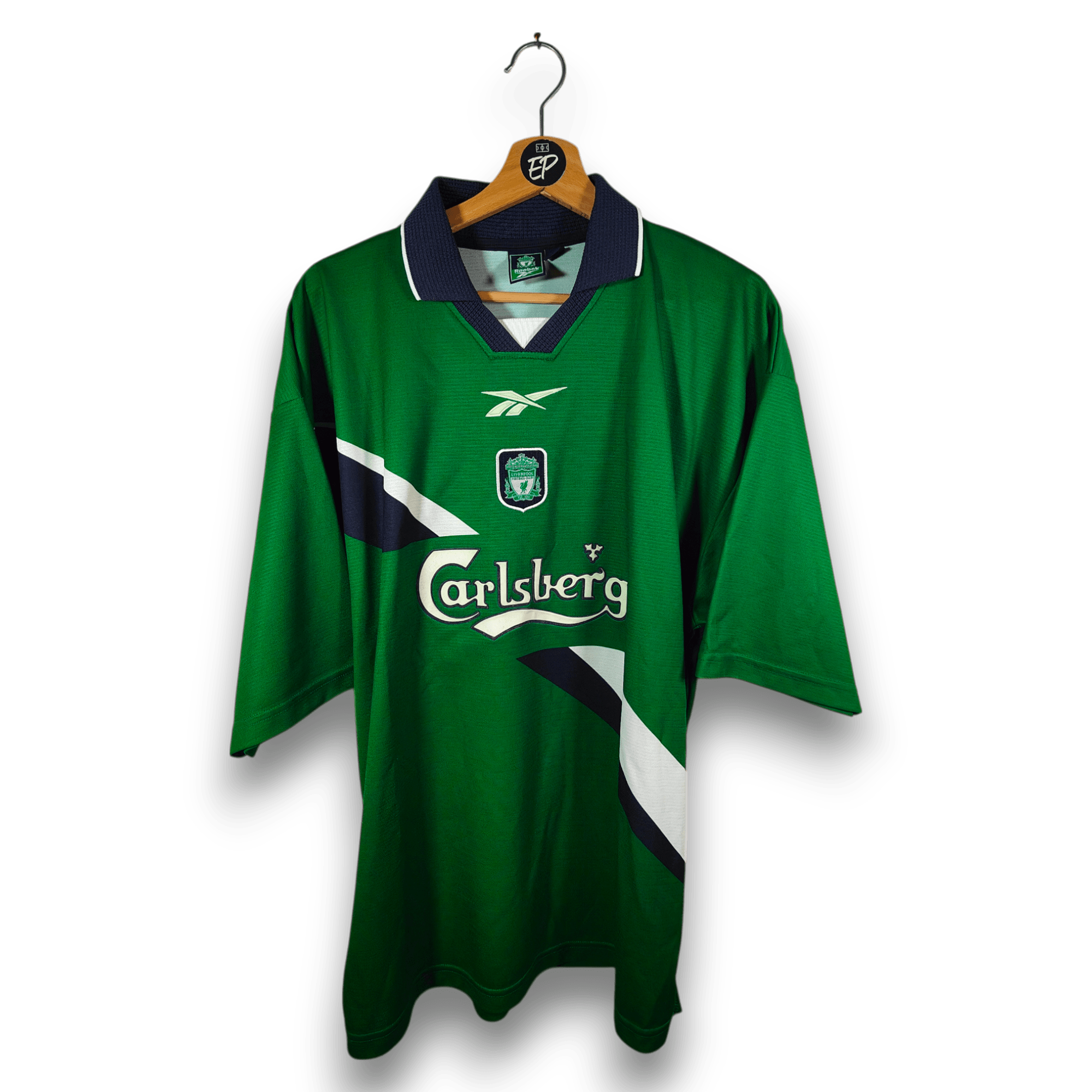 1999 - 00 Liverpool Away Shirt Gerrard 28 - 9/10 - (L) - Eternal Pitch