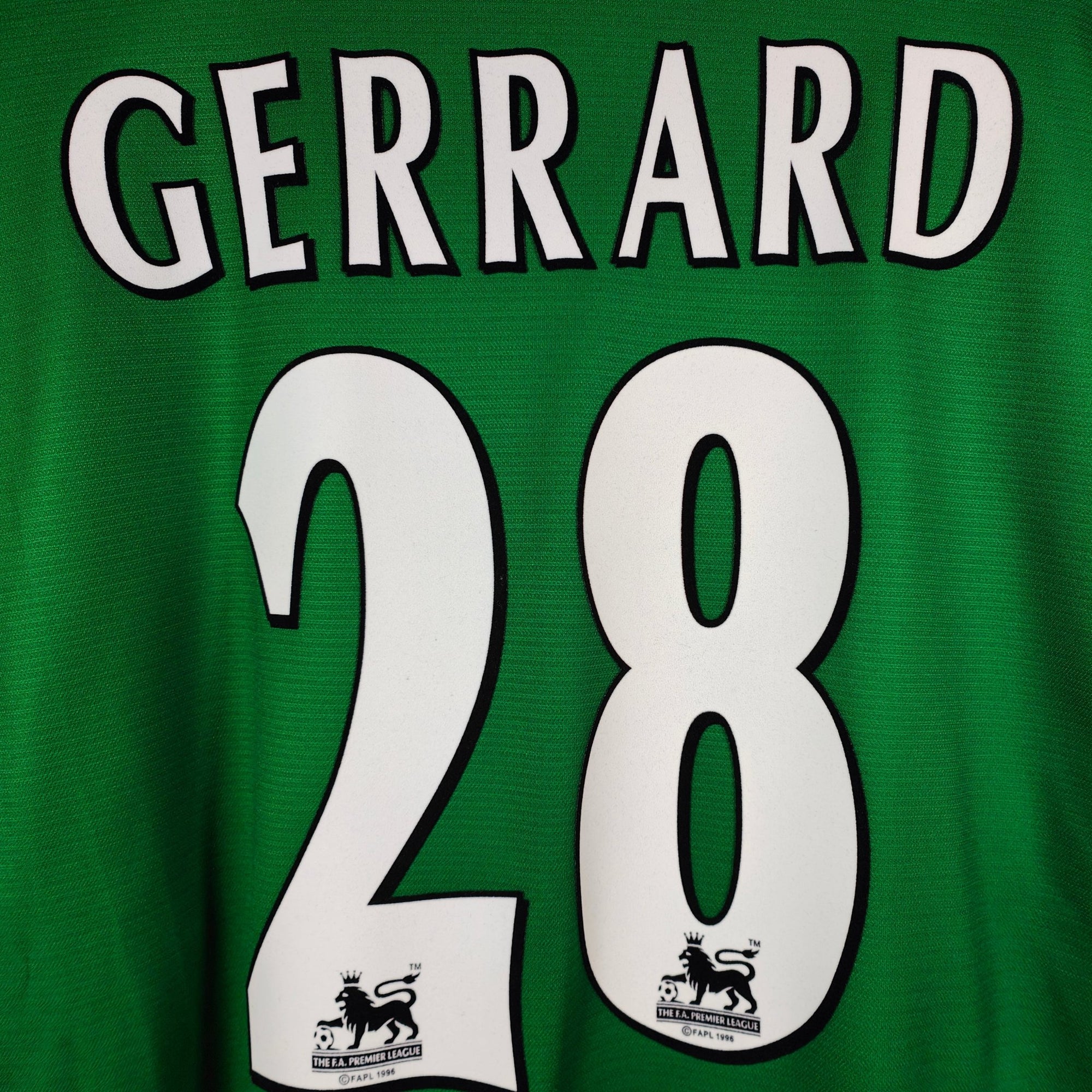 1999 - 00 Liverpool Away Shirt Gerrard 28 - 9/10 - (L) - Eternal Pitch
