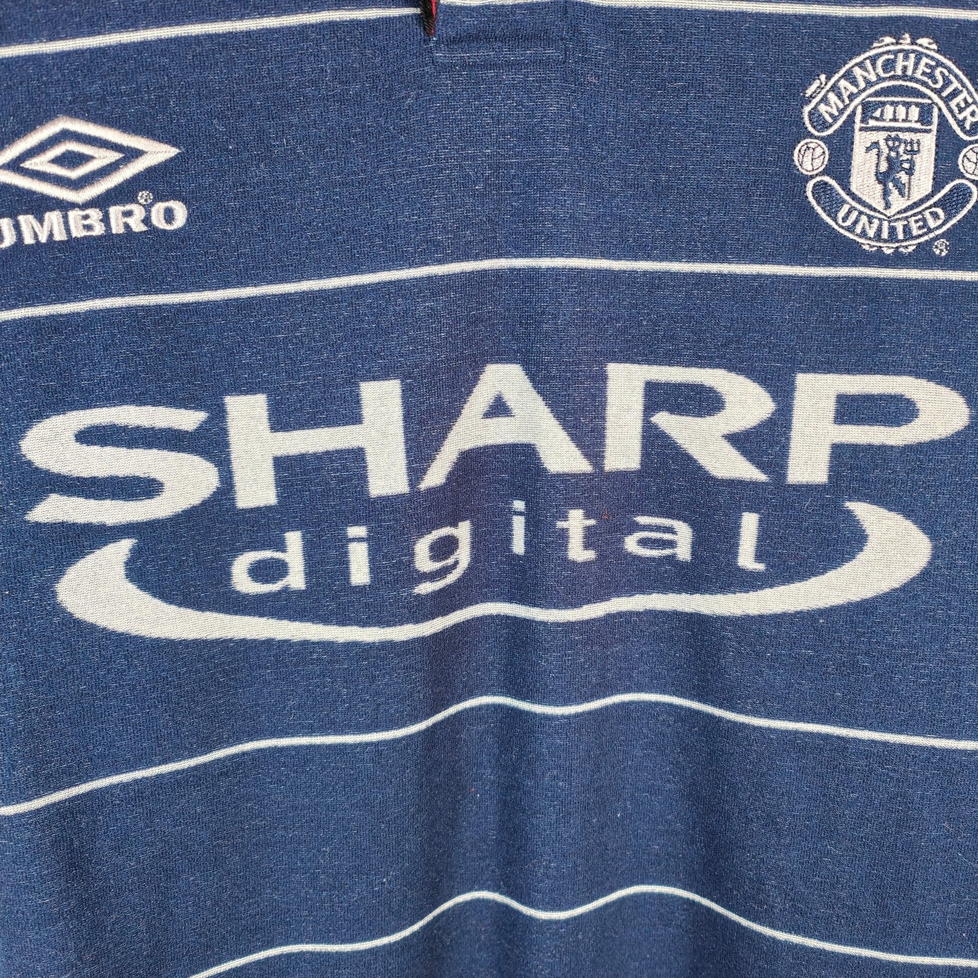 1999 - 00 Manchester United Away Shirt Beckham 7 - 9/10 - (XL) - Eternal Pitch
