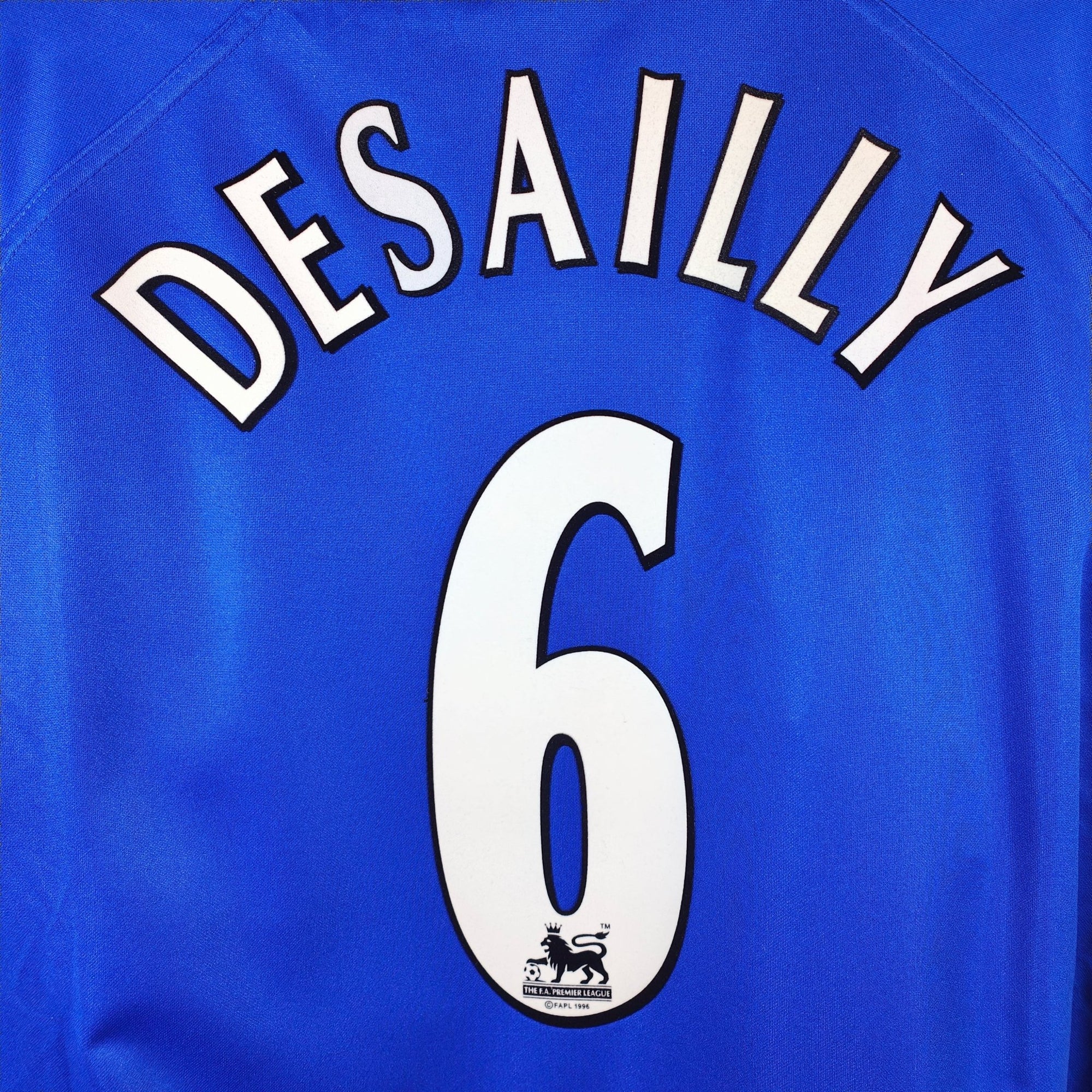 1999 - 01 Chelsea Home Shirt Desailly 6 - 9.5/10 - (XL) - Eternal Pitch