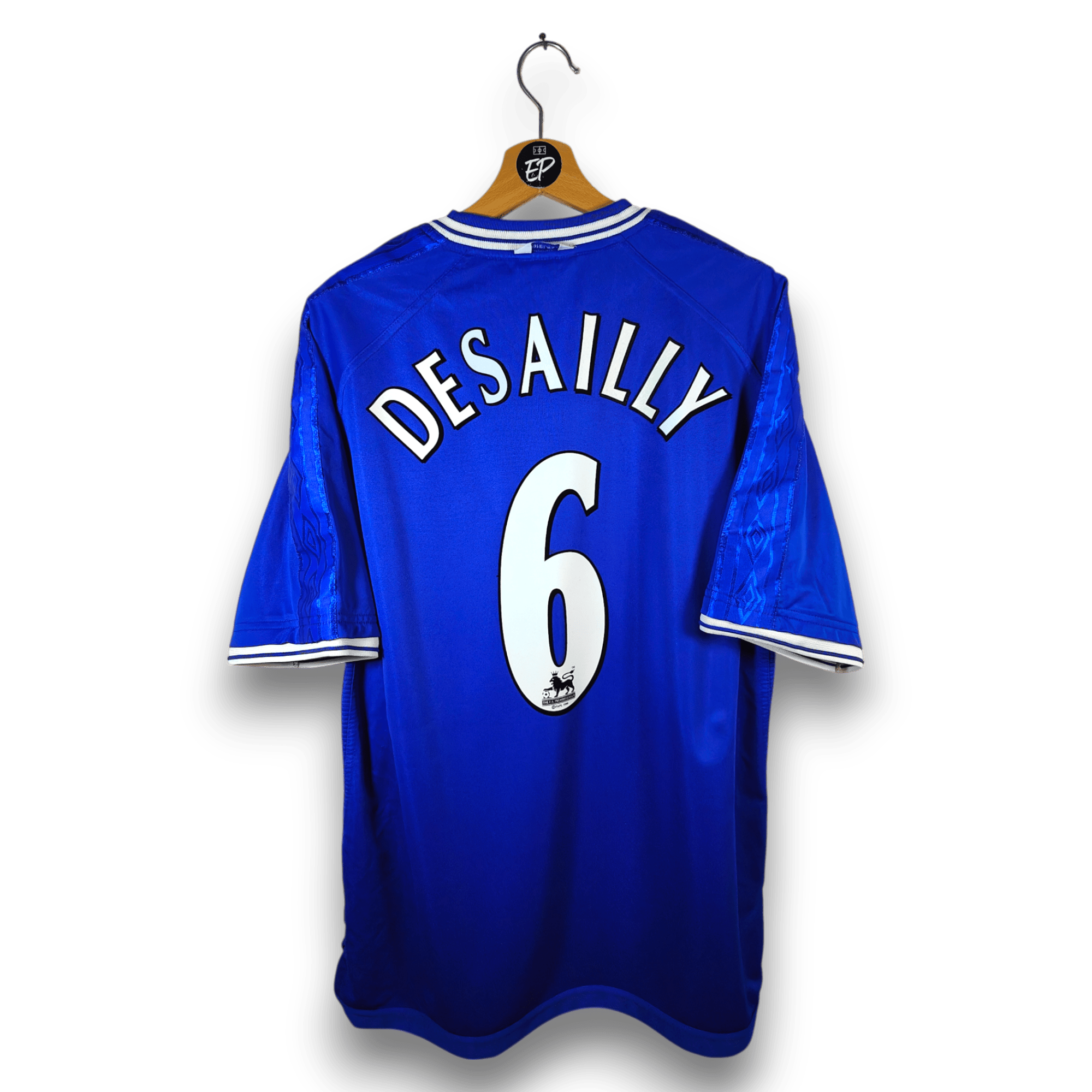 1999 - 01 Chelsea Home Shirt Desailly 6 - 9.5/10 - (XL) - Eternal Pitch