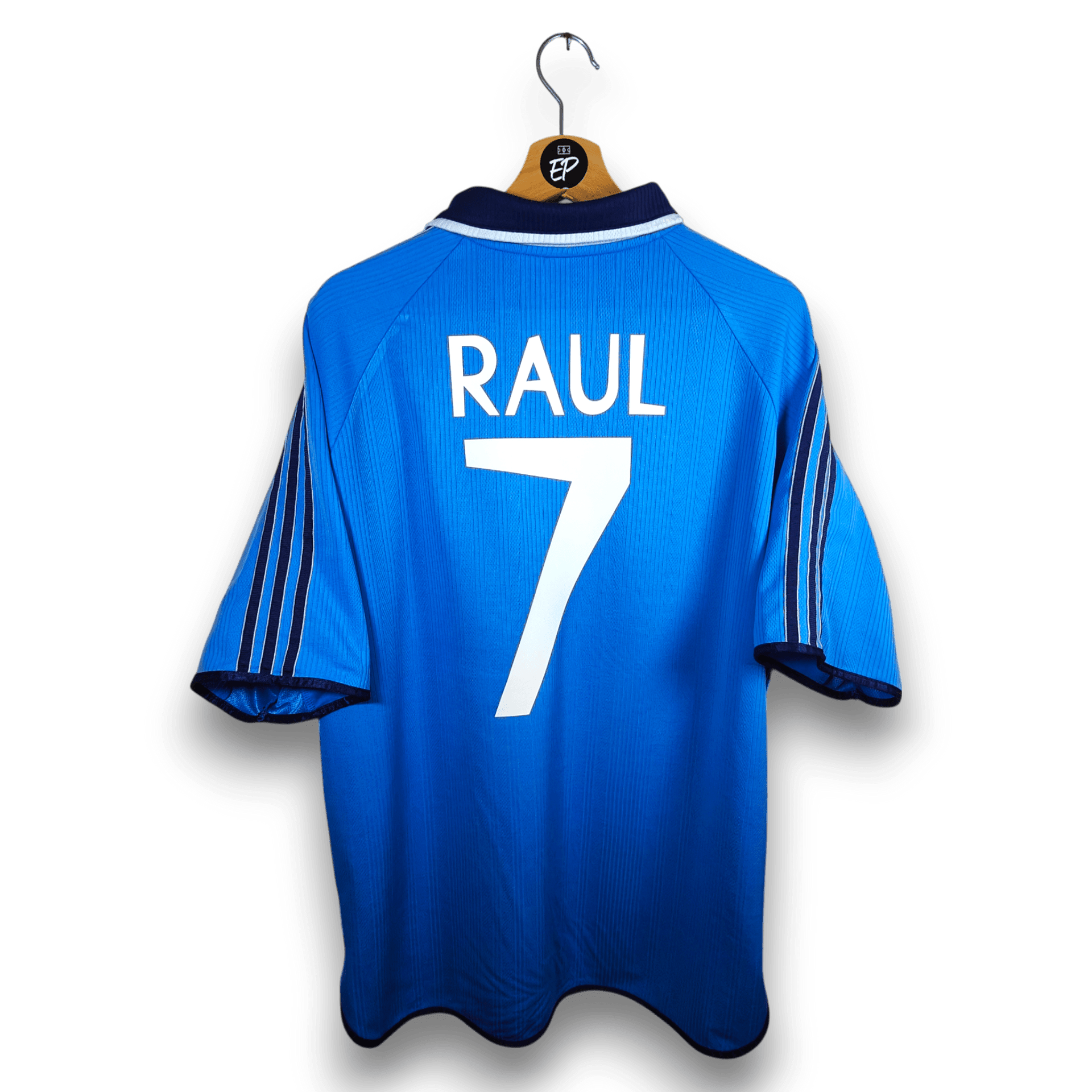 ウェア adidas / Real Madrid 100th 7 RAUL RAUL 7 Real Madrid Football Shirt Men's L Adidas Centenary