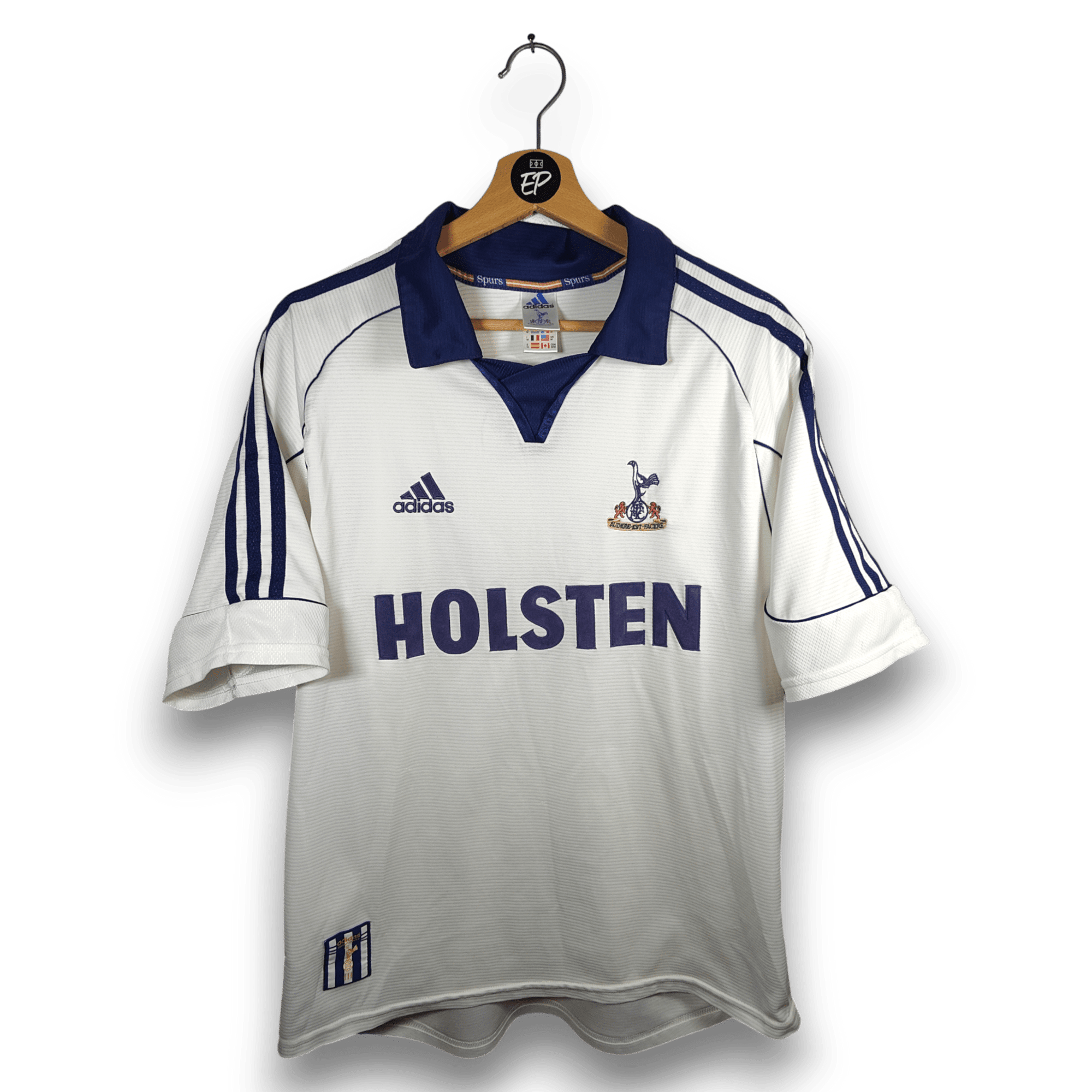 1999 - 01 Tottenham Home Shirt Ginola 14 - 8.5/10 - (M) - Eternal Pitch