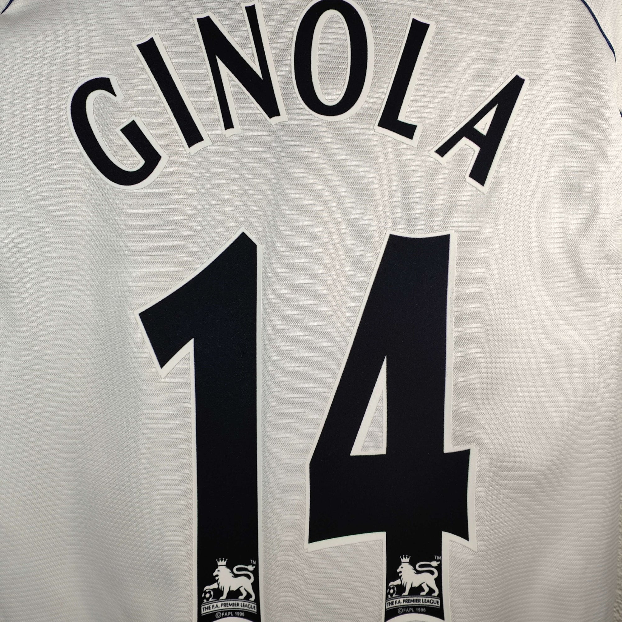 1999 - 01 Tottenham Home Shirt Ginola 14 - 8.5/10 - (M) - Eternal Pitch