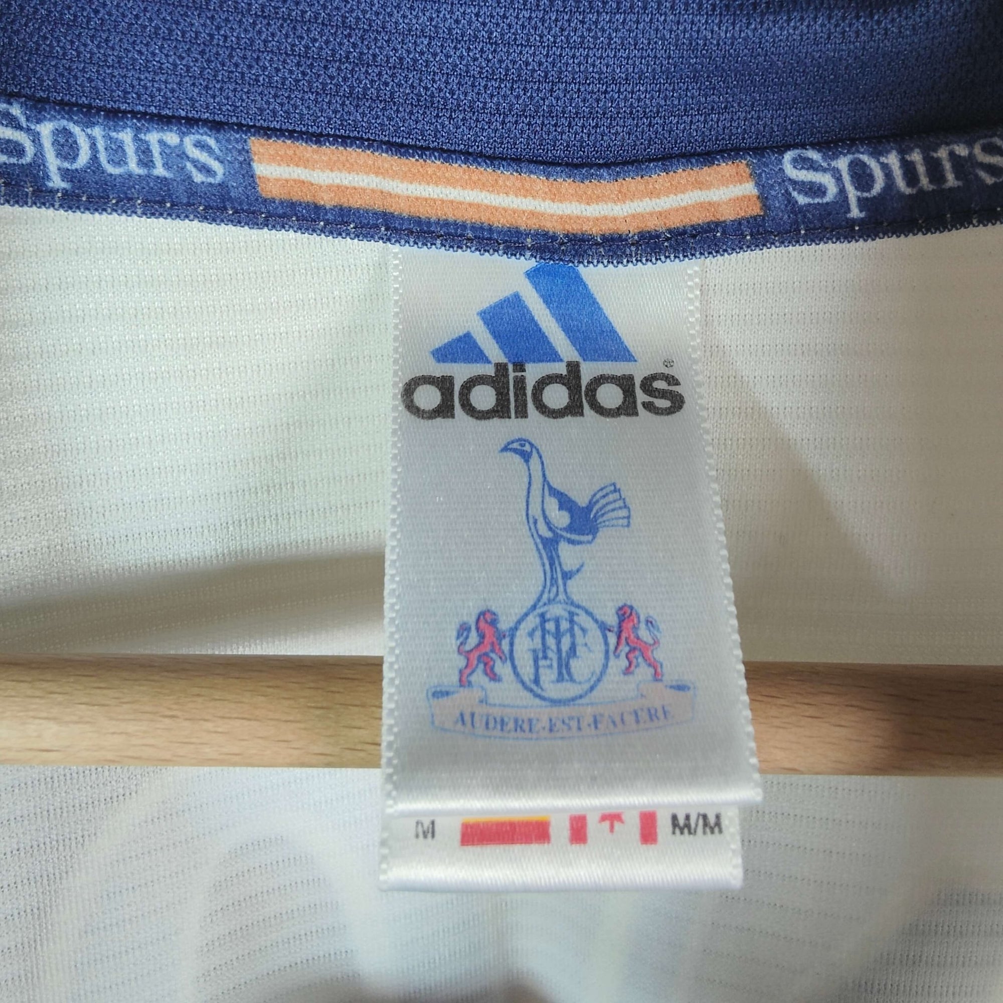1999 - 01 Tottenham Home Shirt Ginola 14 - 8.5/10 - (M) - Eternal Pitch