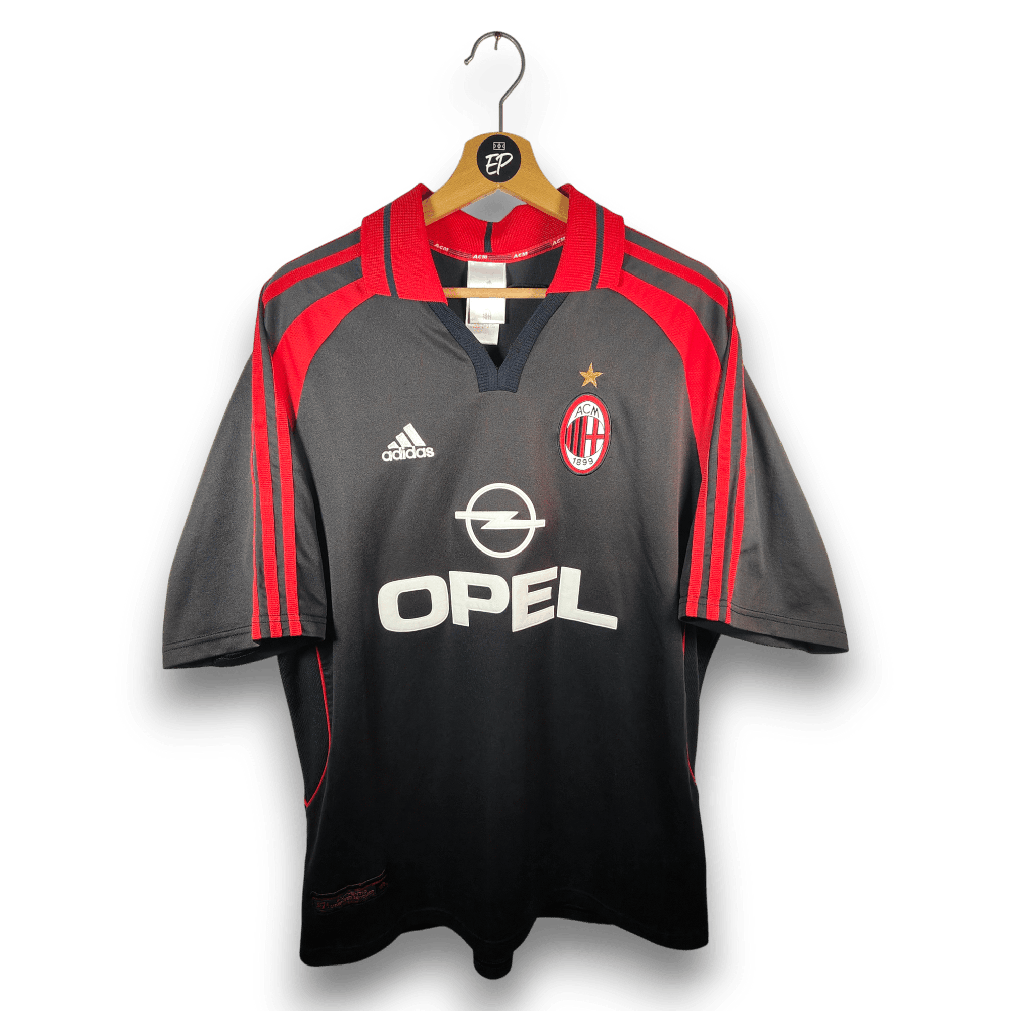 2000 - 01 AC Milan Third Shirt Maldini 3 - 9/10 - (XL) - Eternal Pitch