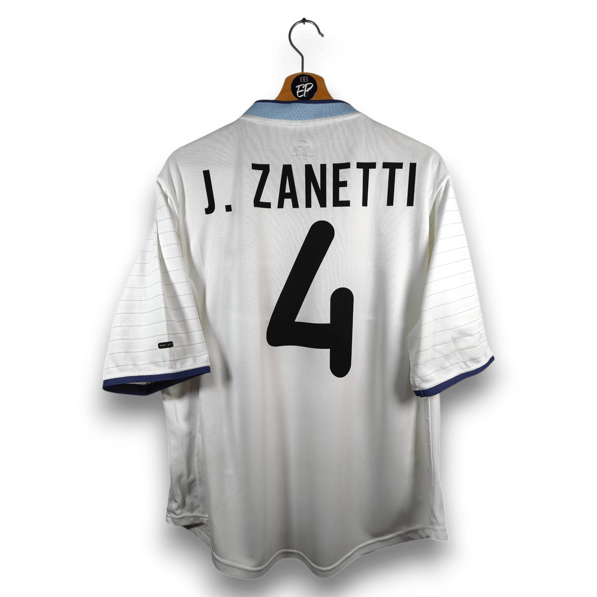 2000 - 01 Inter Milan Away Shirt Zanetti 4 - 9/10 - (L) - Eternal Pitch