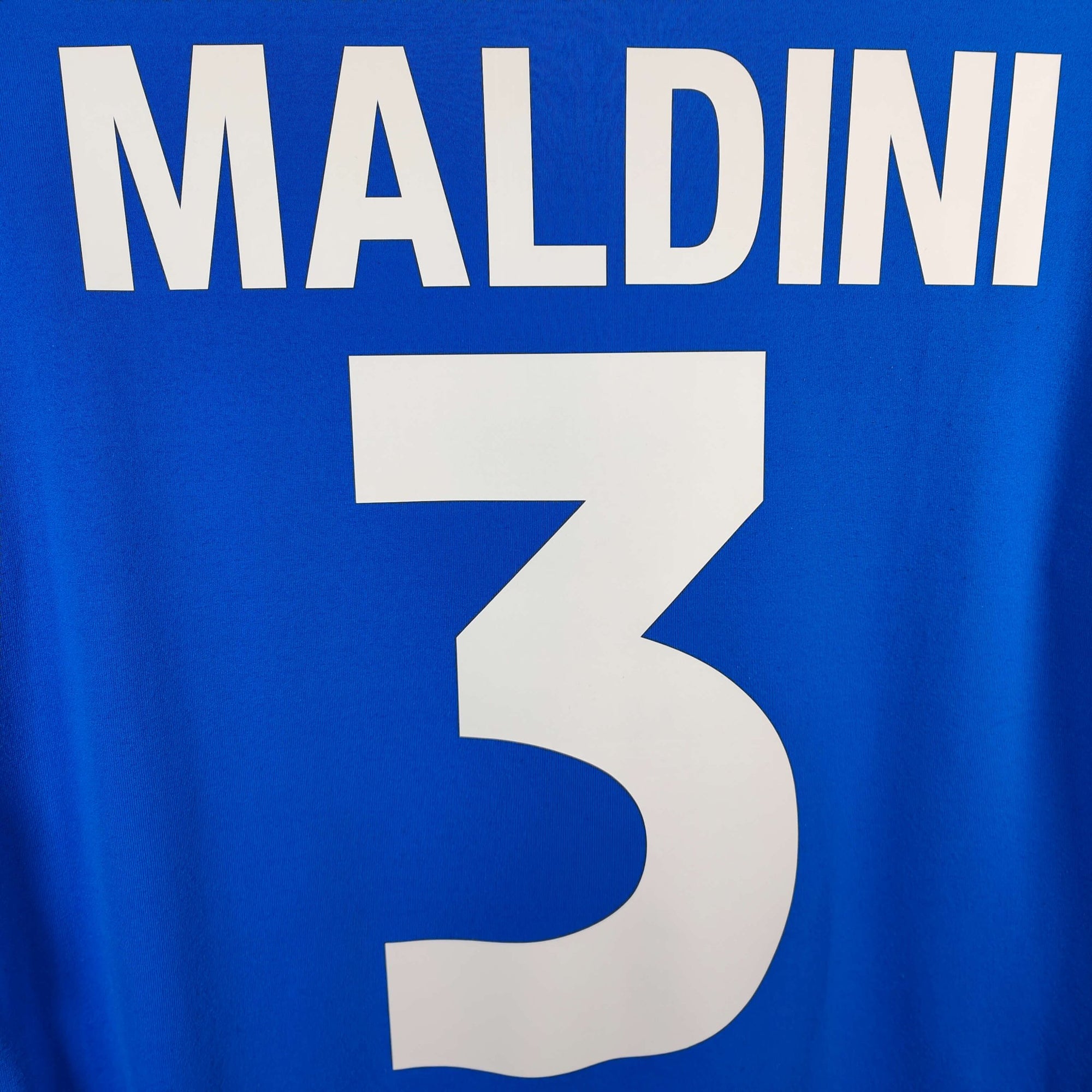 2000 - 01 Italy Home Shirt Maldini 3 - 9/10 - (XL slim) - Eternal Pitch