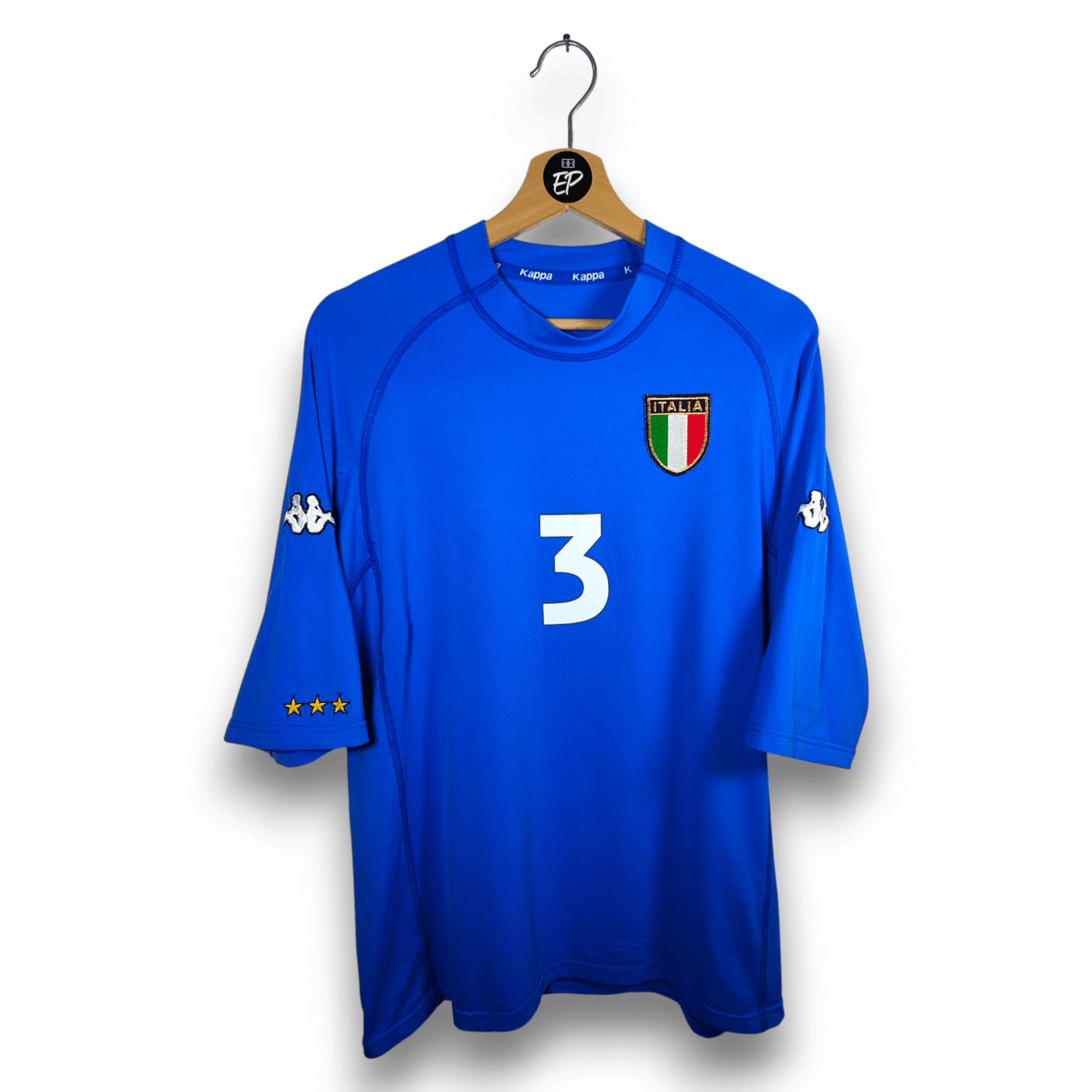 2000 - 01 Italy Home Shirt Maldini 3 - 9/10 - (XL slim) - Eternal Pitch