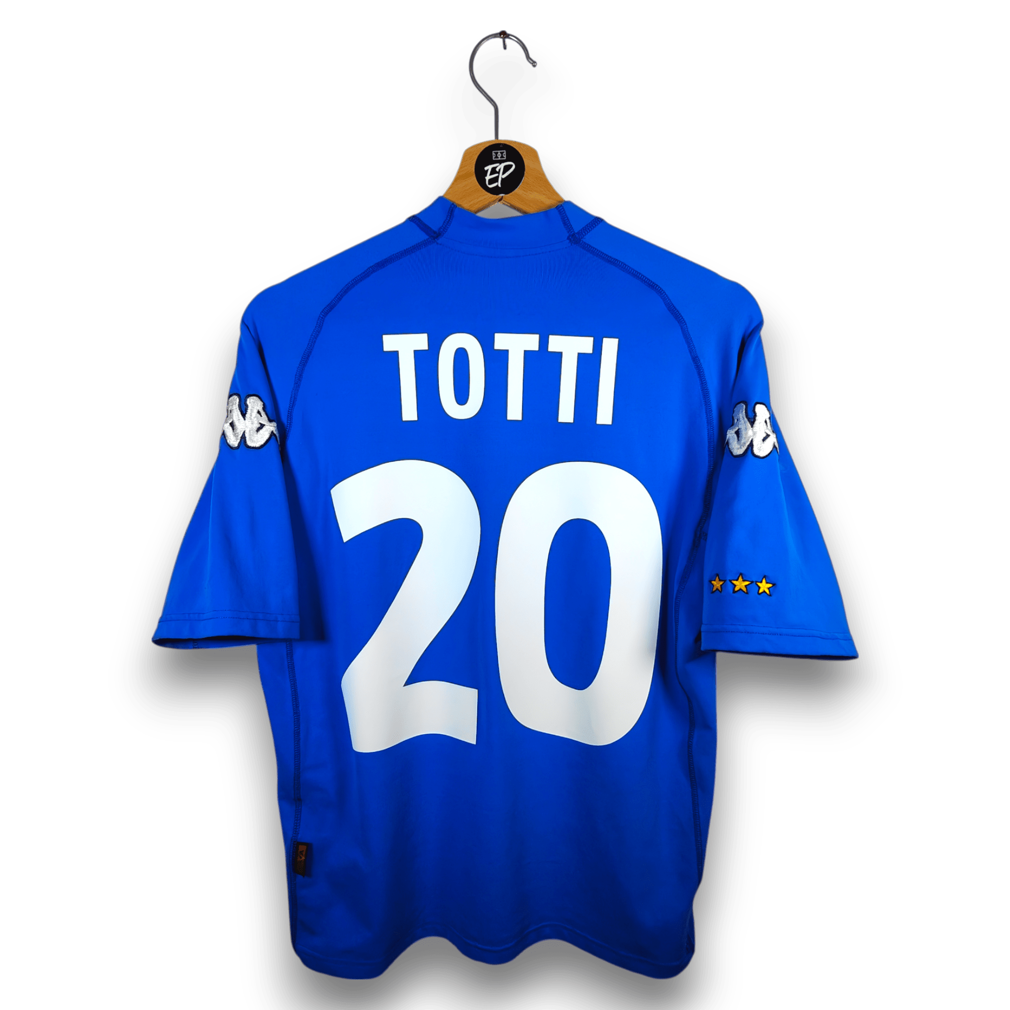 2000 - 01 Italy Home Shirt Totti 20 - 9.5/10 - (M but fit like S - XS) - Eternal Pitch