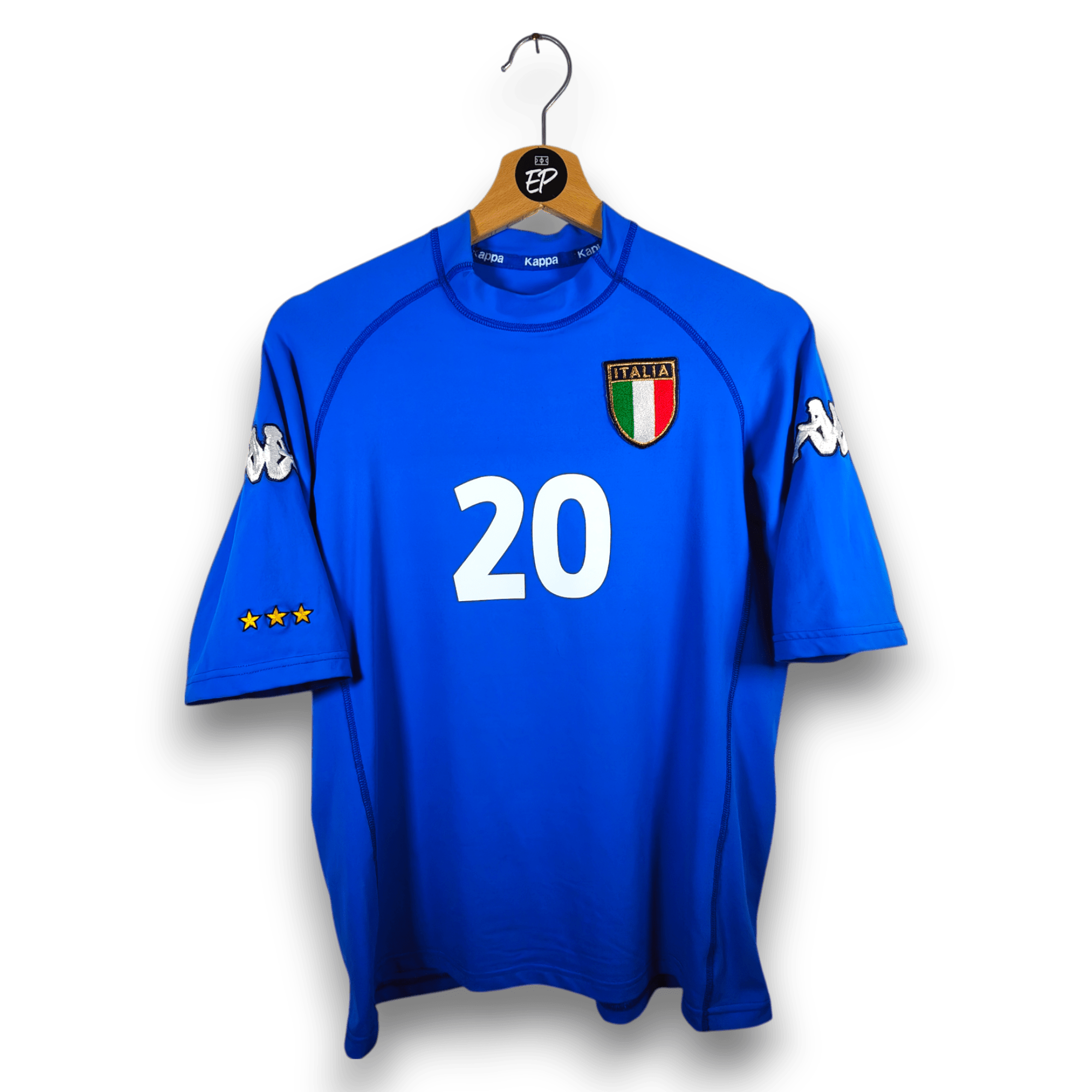 2000 - 01 Italy Home Shirt Totti 20 - 9.5/10 - (M but fit like S - XS) - Eternal Pitch