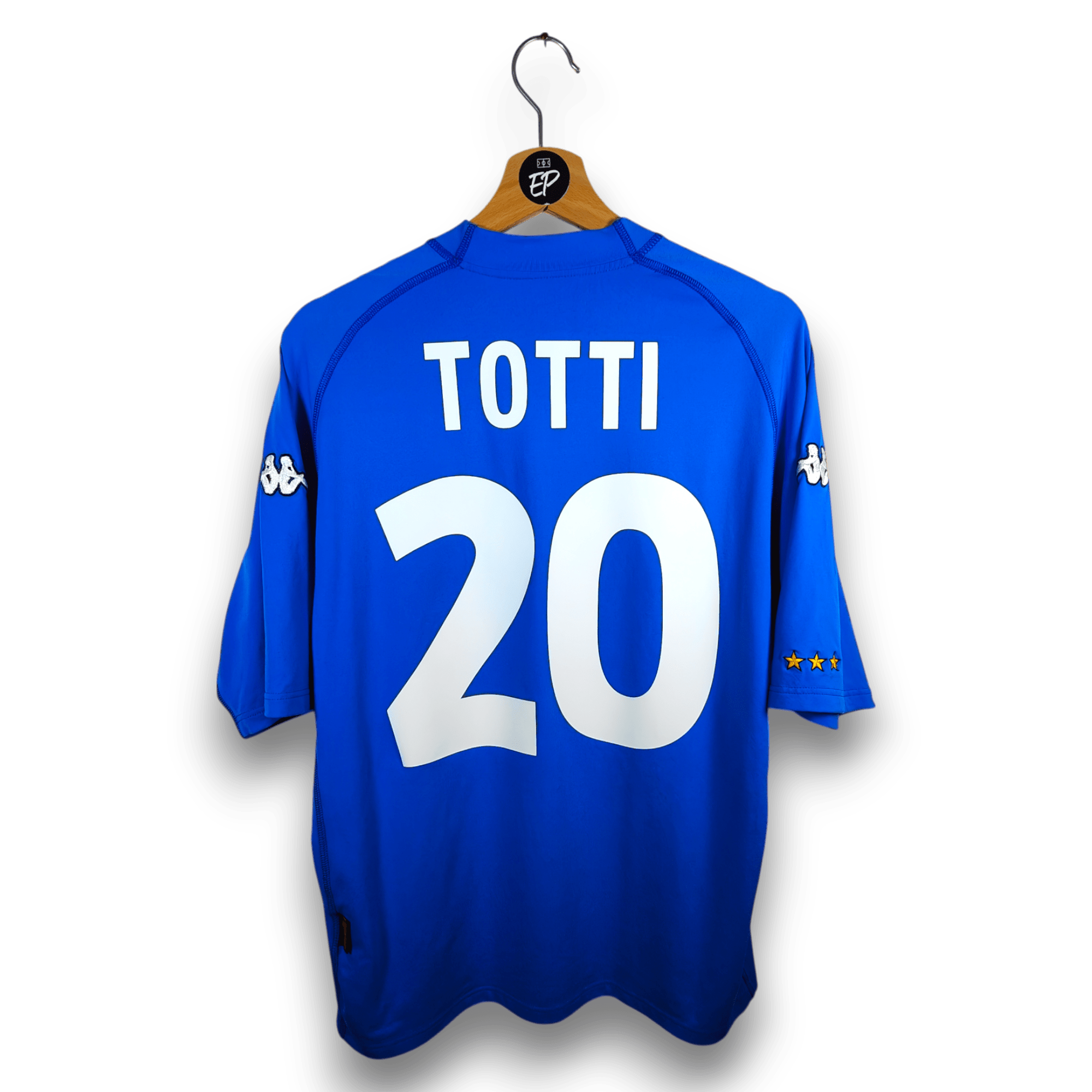 2000 - 01 Italy Home Shirt Totti 20 - 9.5/10 - (XL but fit like L - M) - Eternal Pitch