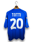 2000 - 01 Italy Home Shirt Totti 20 - 9.5/10 - (XL but fit like L - M) - Eternal Pitch