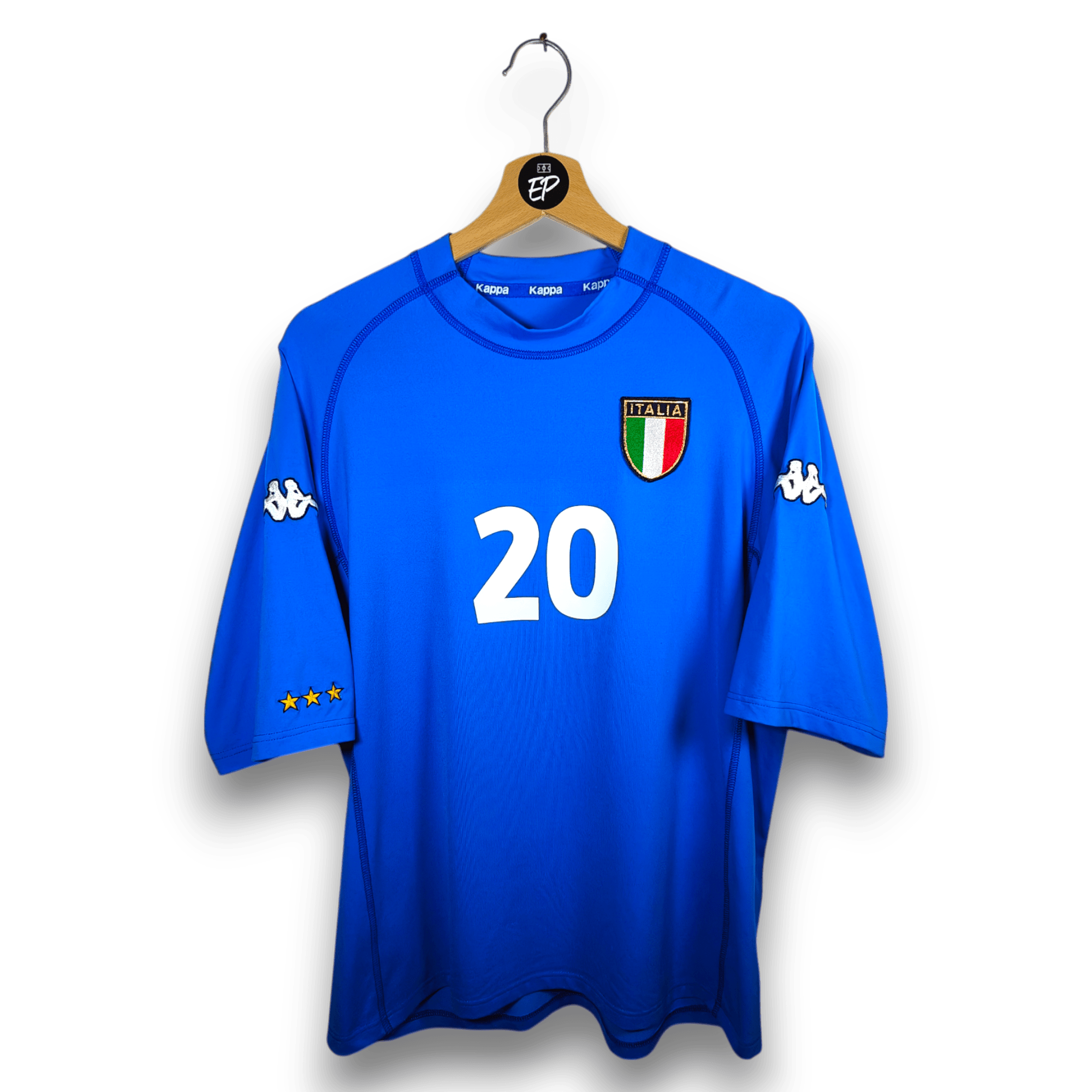 2000 - 01 Italy Home Shirt Totti 20 - 9.5/10 - (XL but fit like L - M) - Eternal Pitch