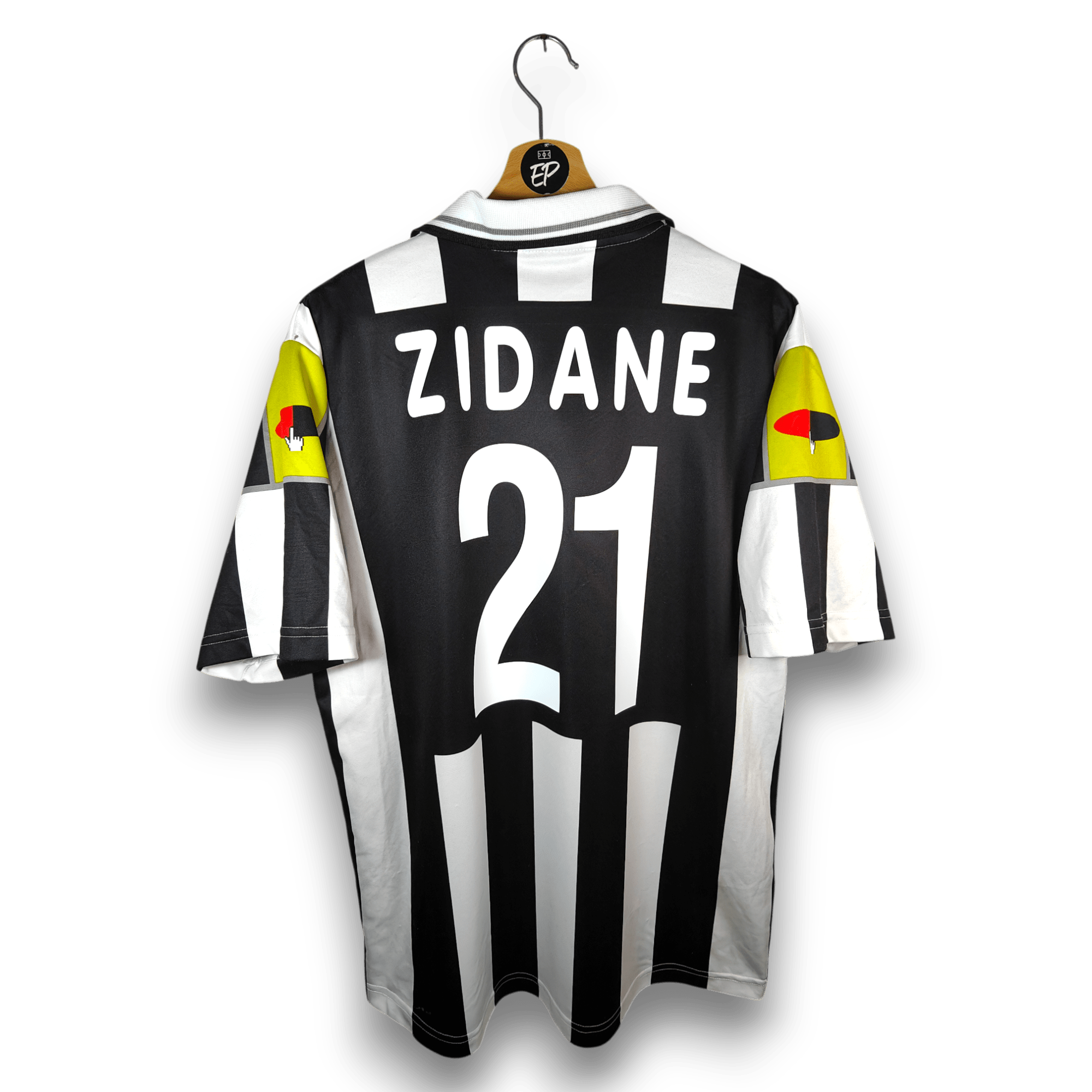 2000 - 01 Juventus Ciaoweb Home Shirt Zidane 21 - 6.5/10 - (L) - Eternal Pitch