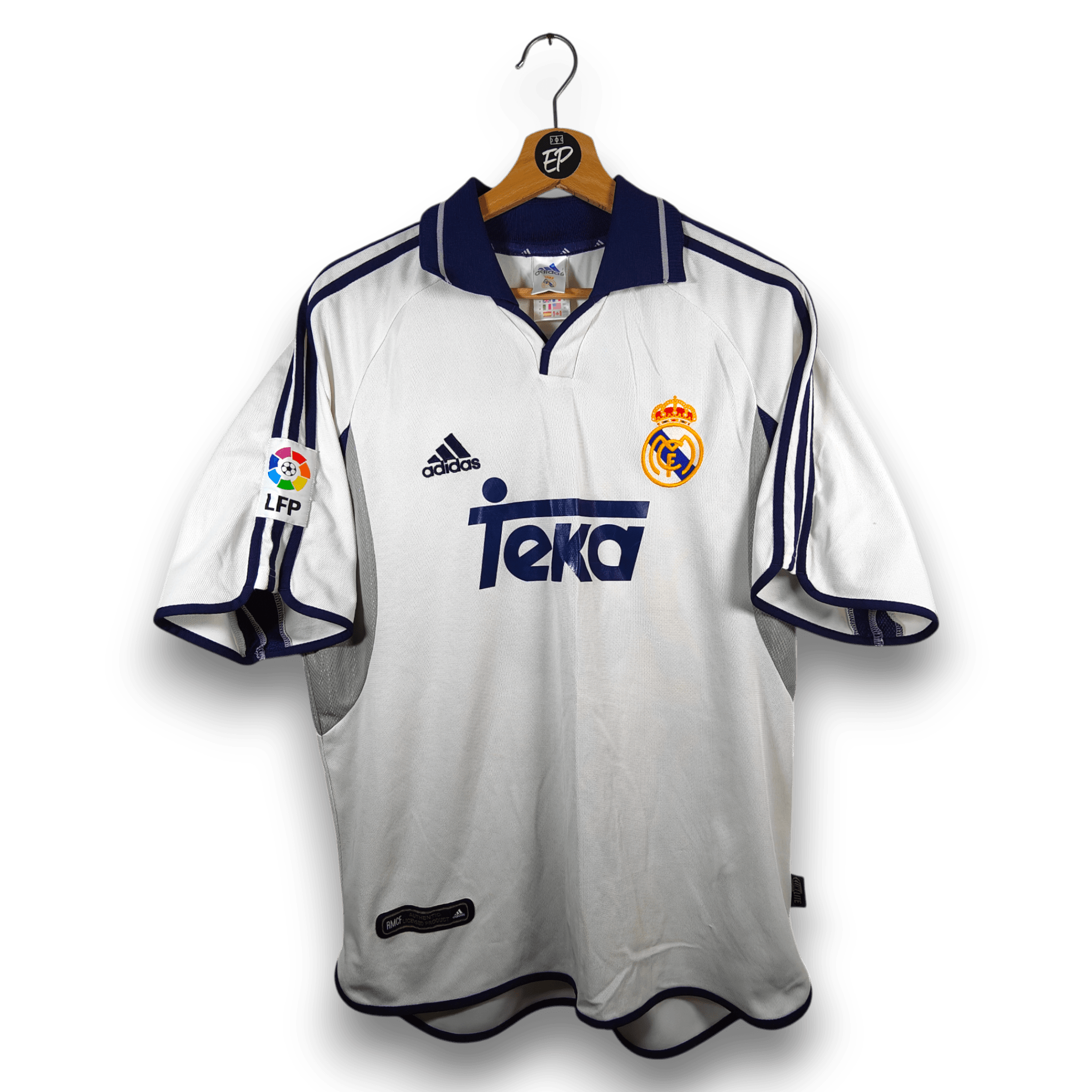 2000 - 01 Real Madrid Home Shirt Roberto Carlos 3 - 8.5/10 - (M) - Eternal Pitch