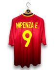 2000 - 02 Belgium Home Shirt Mpenza Emile 9 - 9/10 - (L) - Eternal Pitch