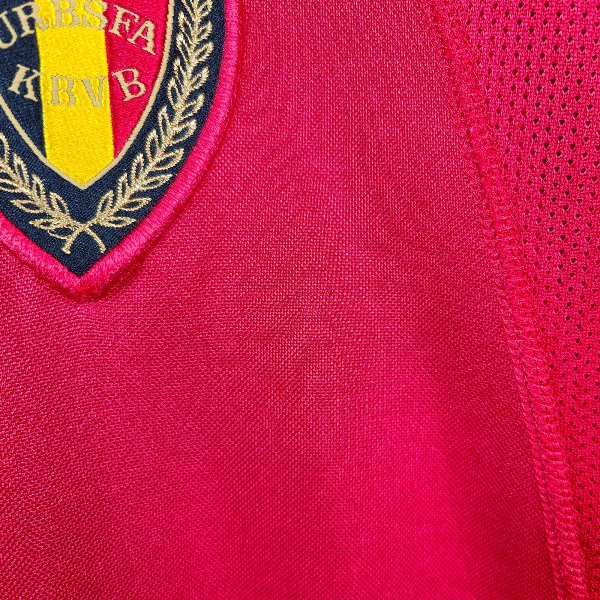 2000 - 02 Belgium Home Shirt Mpenza Emile 9 - 9/10 - (L) - Eternal Pitch