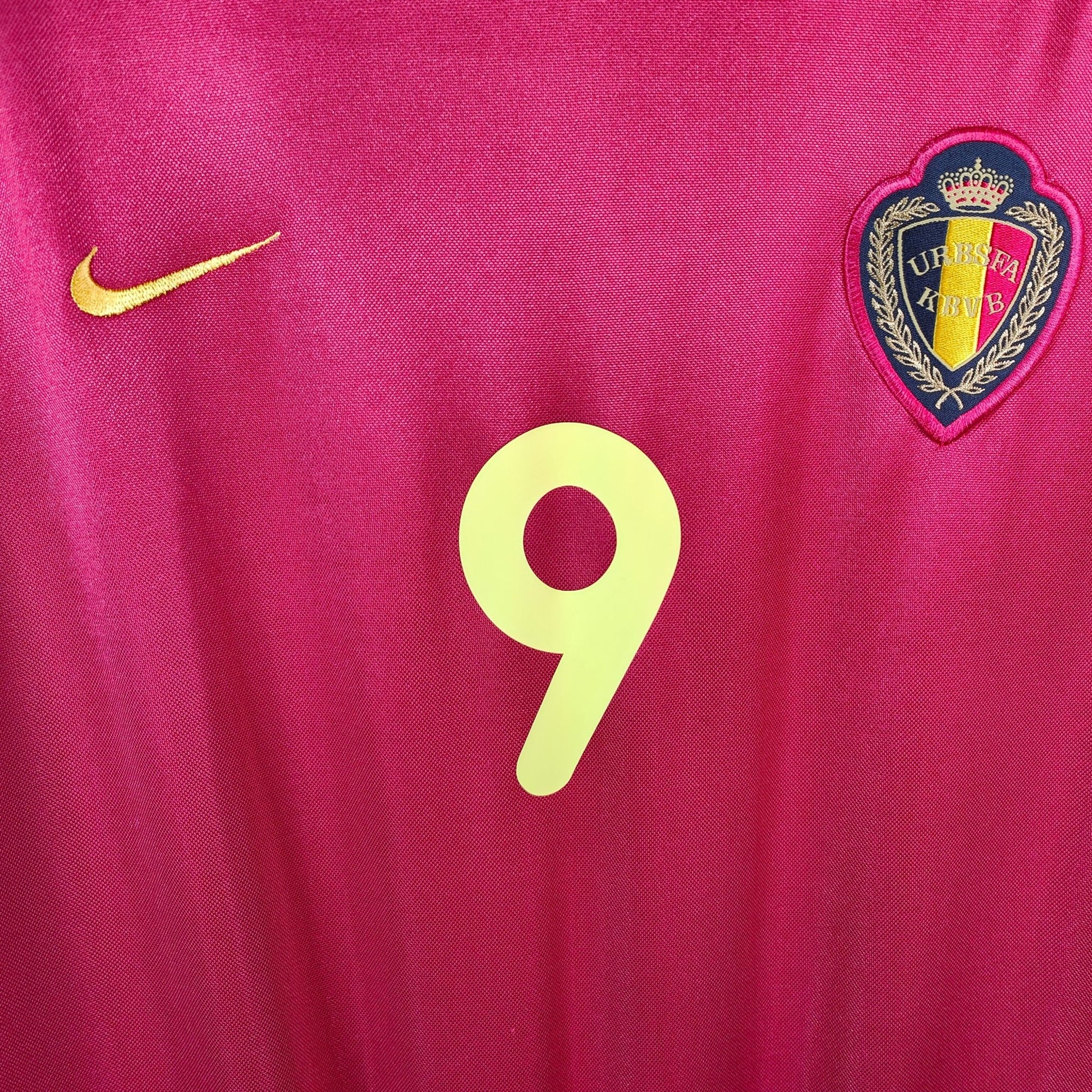 2000 - 02 Belgium Home Shirt Mpenza Emile 9 - 9/10 - (M) - Eternal Pitch