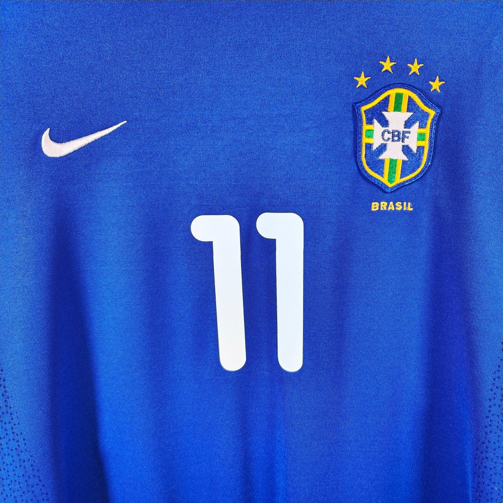 2000 - 02 Brazil Away Shirt Romario 11 - 9/10 - (L) - Eternal Pitch