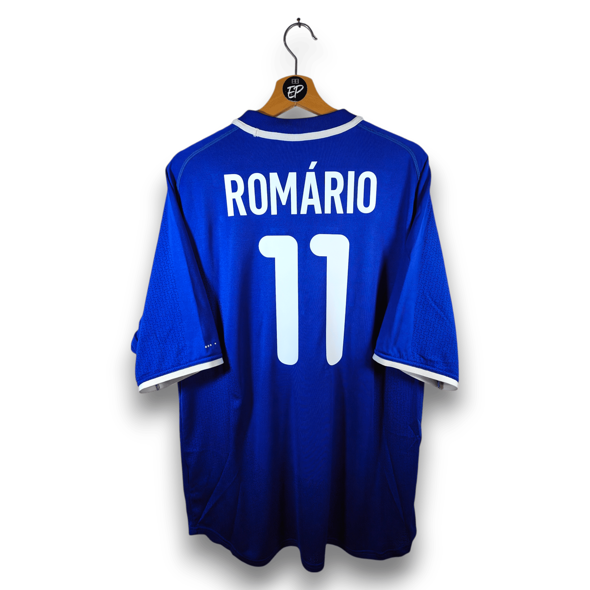 2000 - 02 Brazil Away Shirt Romario 11 - 9/10 - (L) - Eternal Pitch
