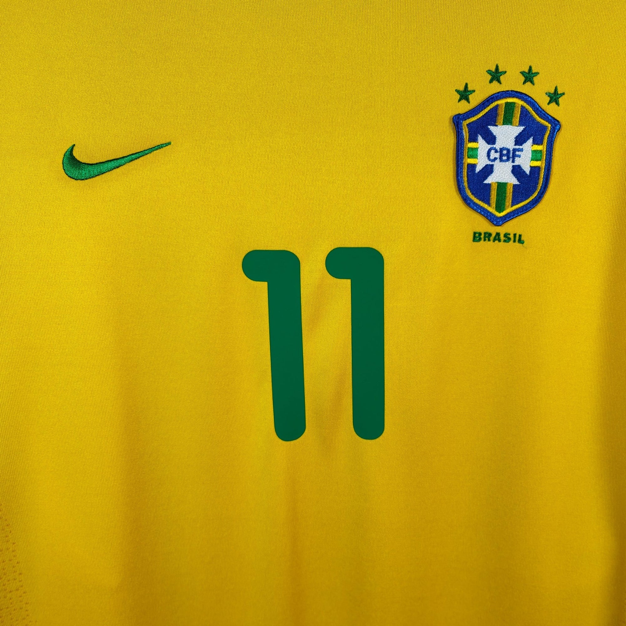 2000 - 02 Brazil Home Shirt Romario 11 - 9/10 - (L) - Eternal Pitch