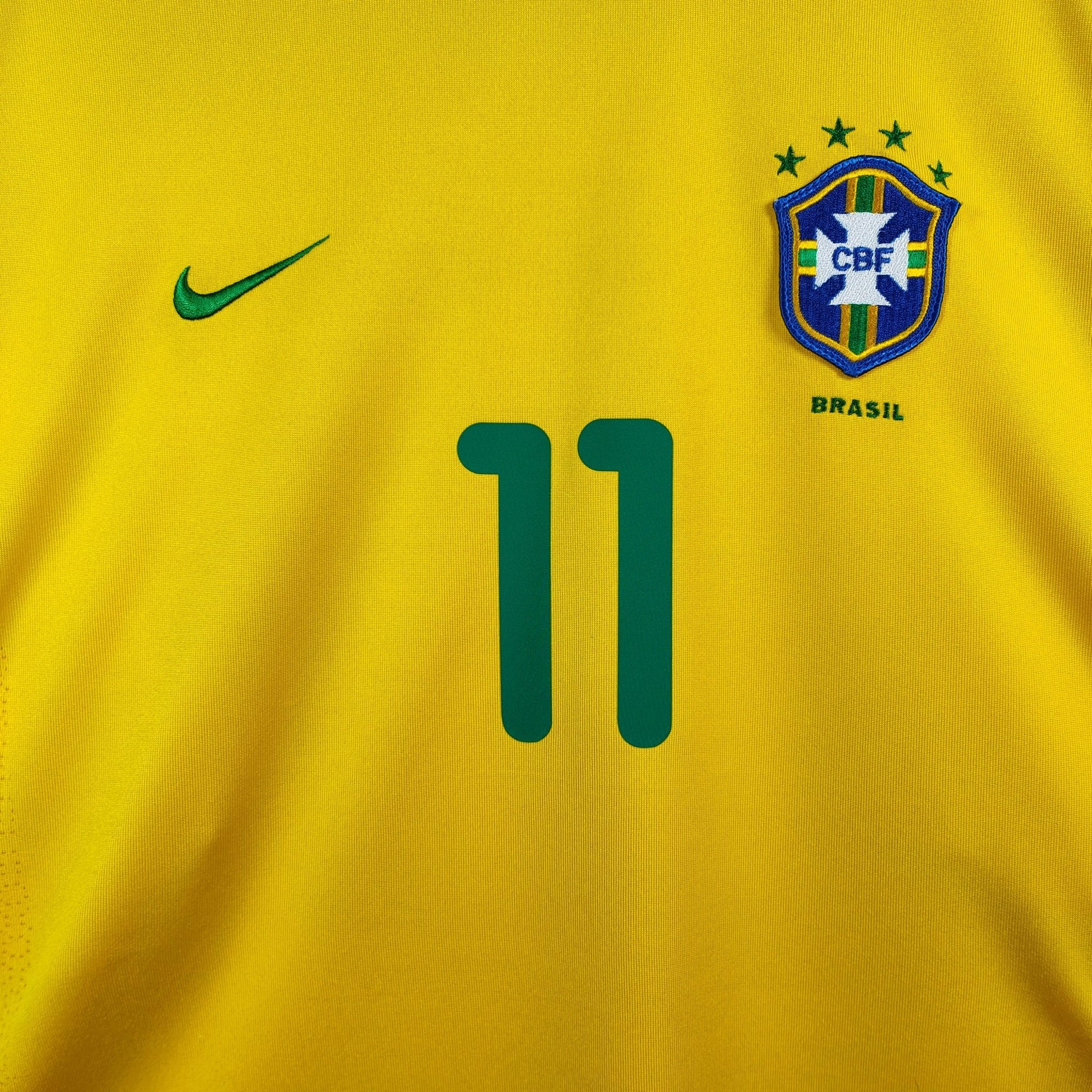 2000 - 02 Brazil Home Shirt Romario 11 - 9.5/10 - (L) - Eternal Pitch