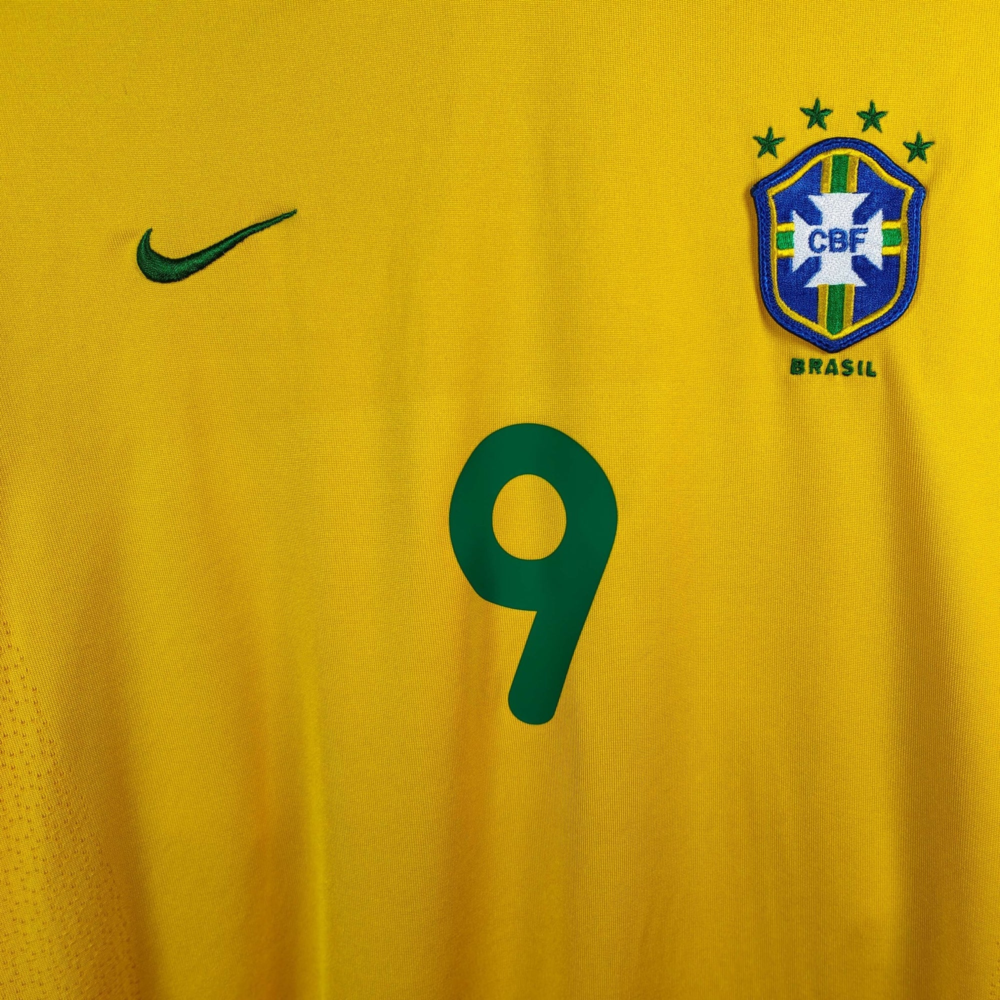 2000 - 02 Brazil Home Shirt Ronaldo 9 - 9.5/10 - (L) - Eternal Pitch