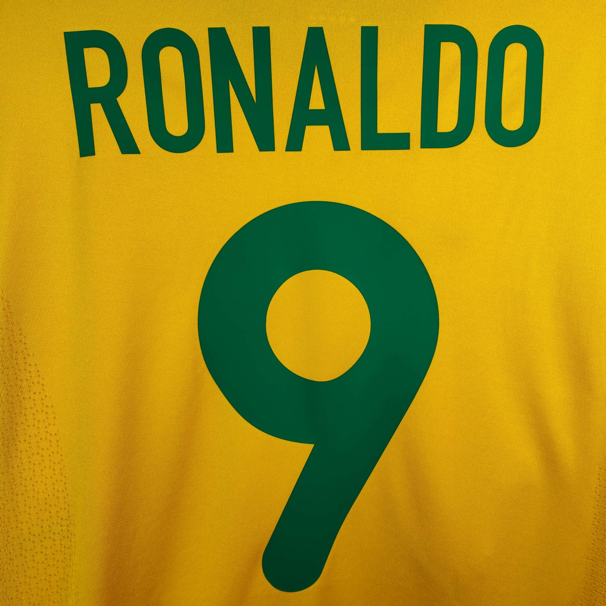 2000 - 02 Brazil Home Shirt Ronaldo 9 - 9.5/10 - (L) - Eternal Pitch
