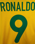 2000 - 02 Brazil Home Shirt Ronaldo 9 - 9.5/10 - (L) - Eternal Pitch