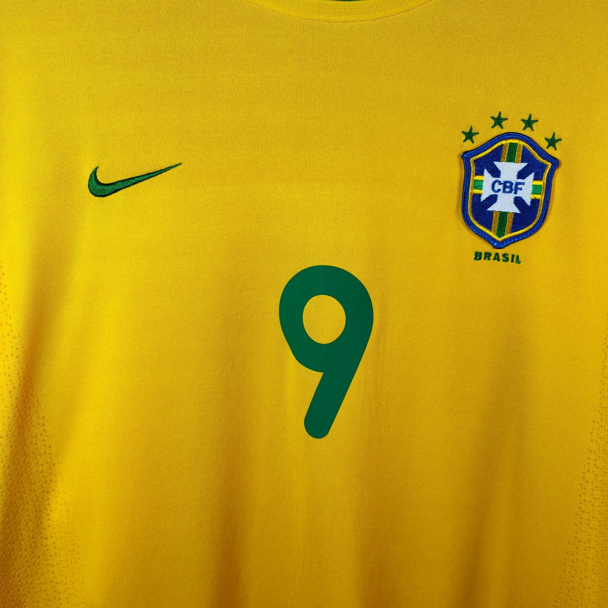 2000 - 02 Brazil Home Shirt Ronaldo 9 - 9.5/10 - (XL) - Eternal Pitch