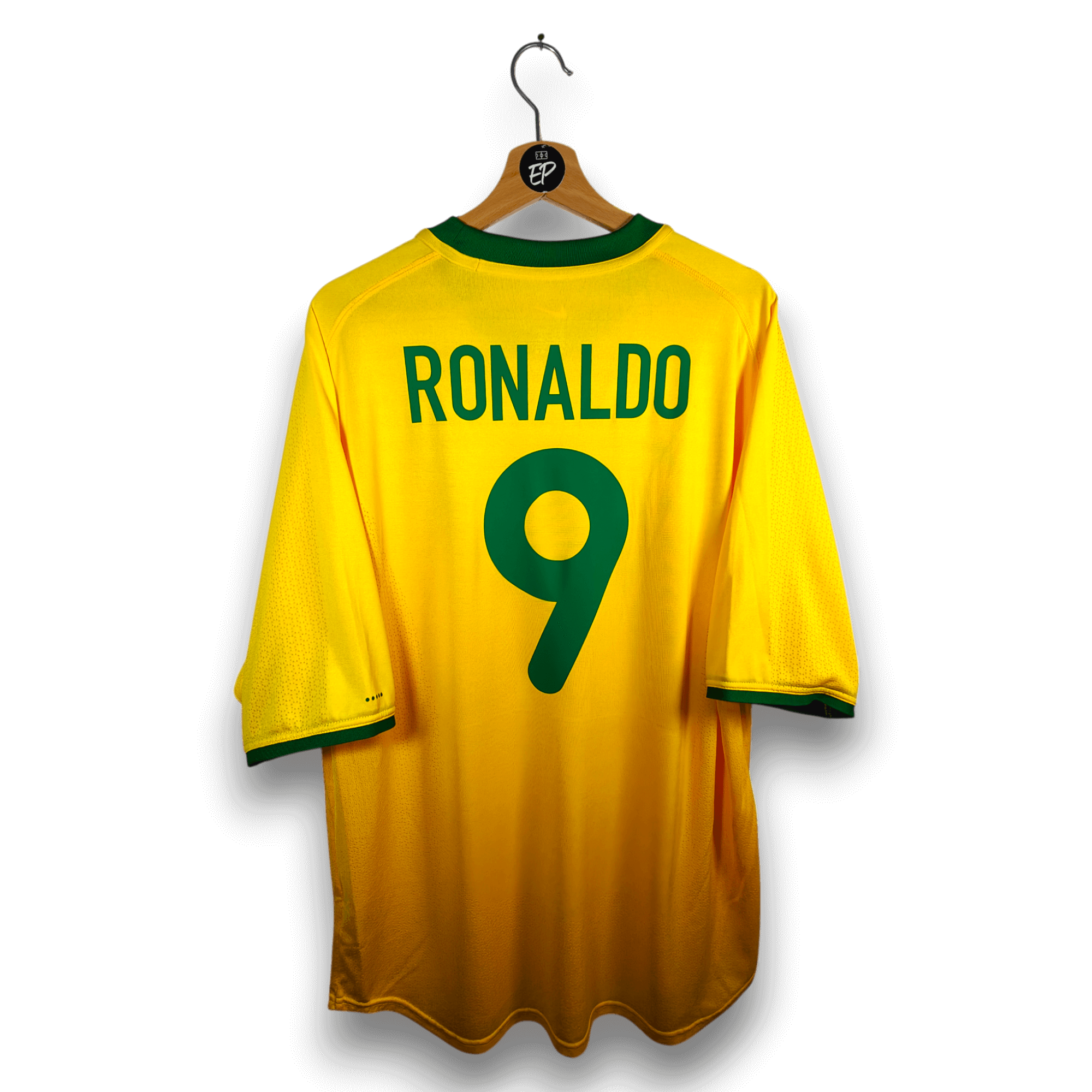 2000 - 02 Brazil Home Shirt Ronaldo 9 - 9.5/10 - (XL) - Eternal Pitch