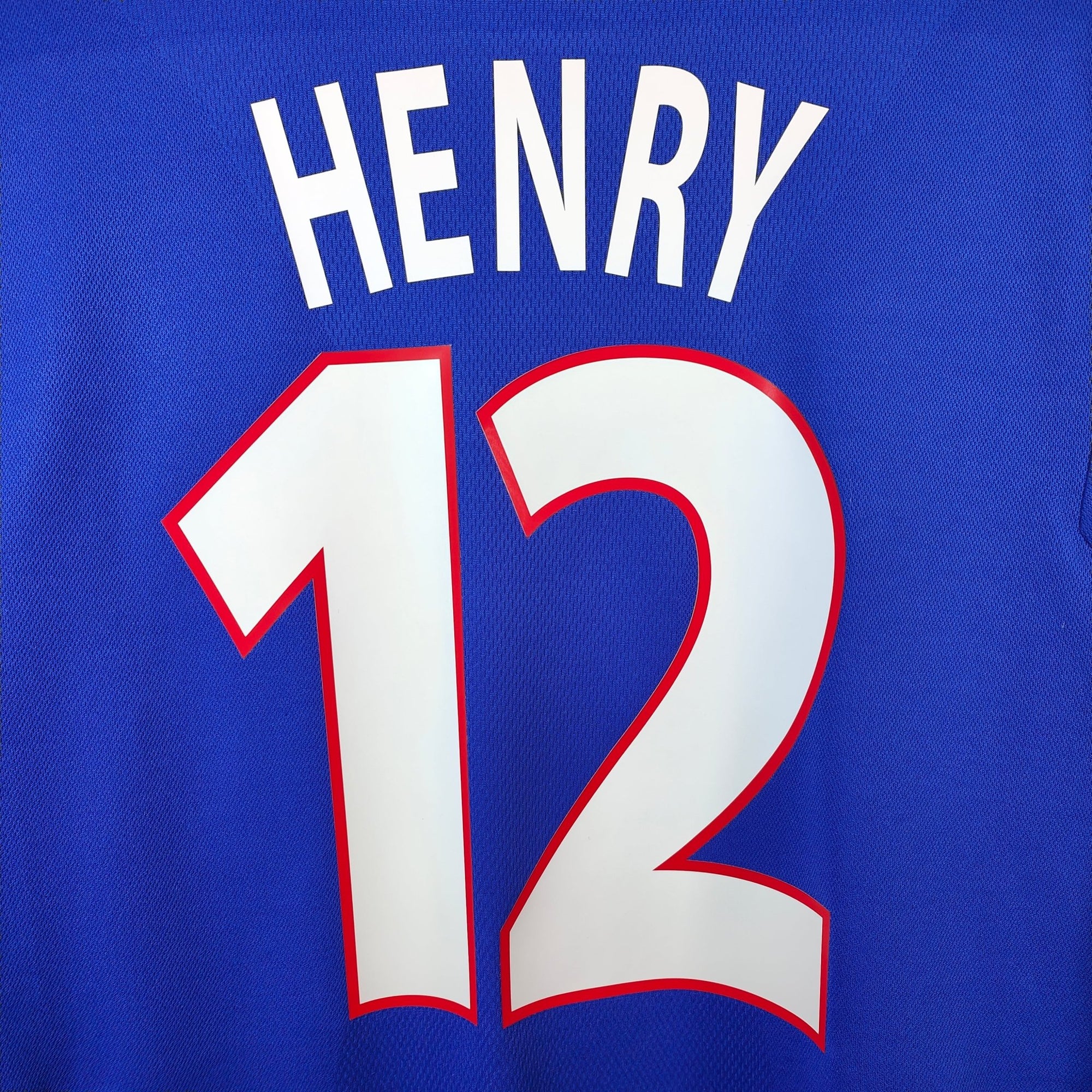 2000 - 02 France Home Shirt Henry 12 - 9.5/10 - (L) - Eternal Pitch